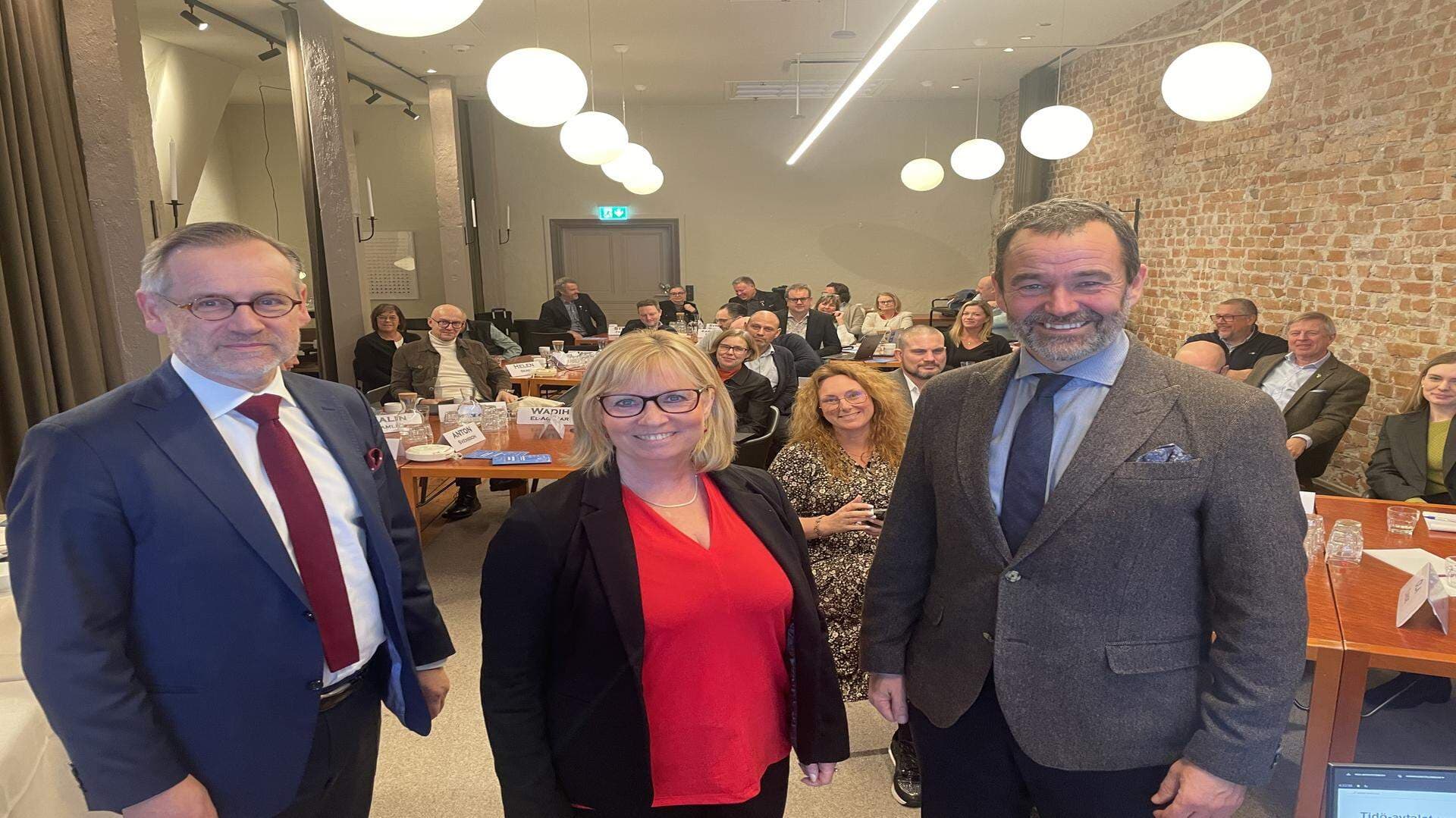 Johan Jakobsson på besök hos SME-kommittén
