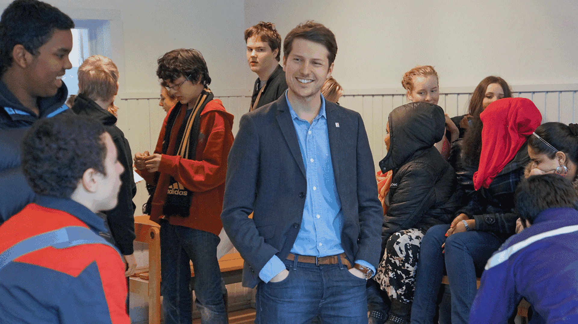 Peter Morath och elever.