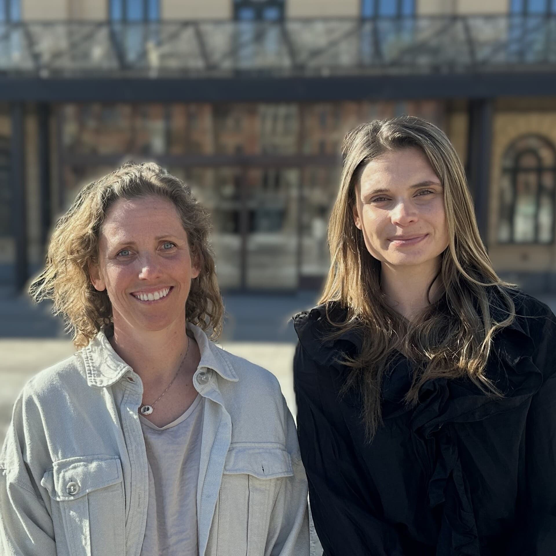 Live Bengtsson, avdelningschef för Kontakt Sundsvall och Olivia Åsberg, näringslivschef i Sundsvalls kommun