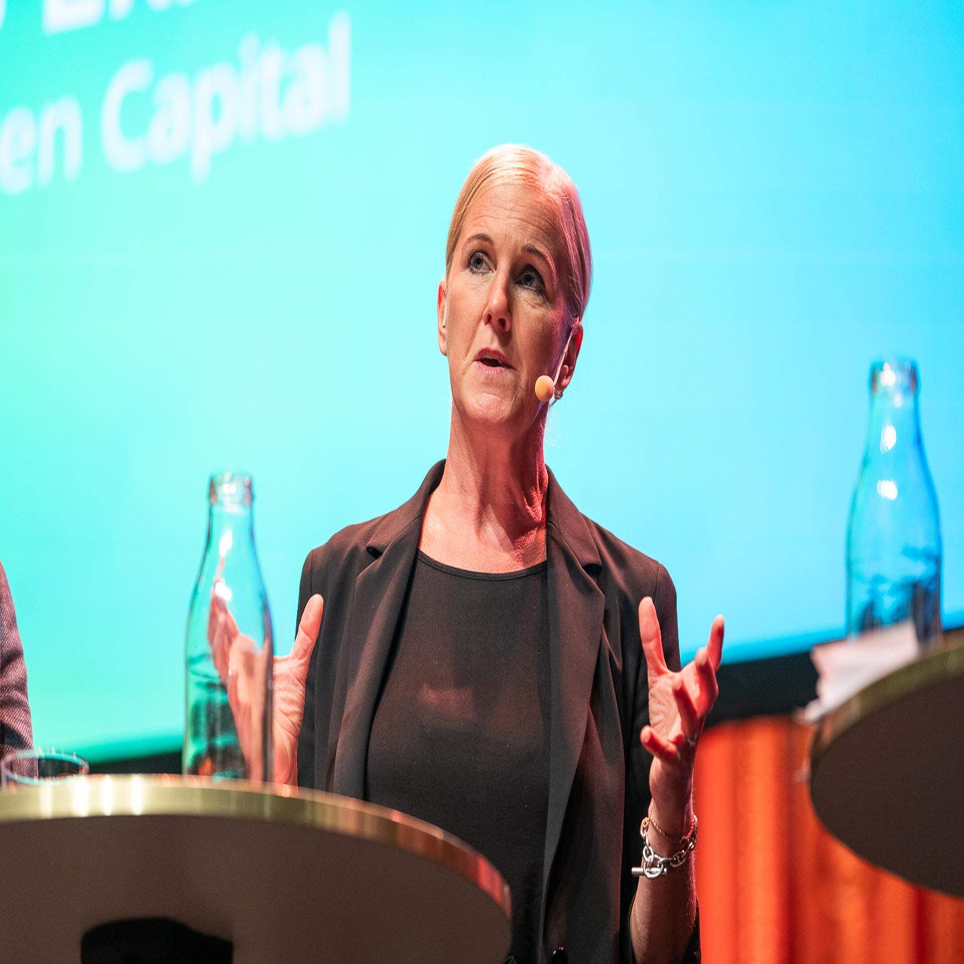 Anna Stellinger på konferensen Fossilfri konkurrenskraft 2024