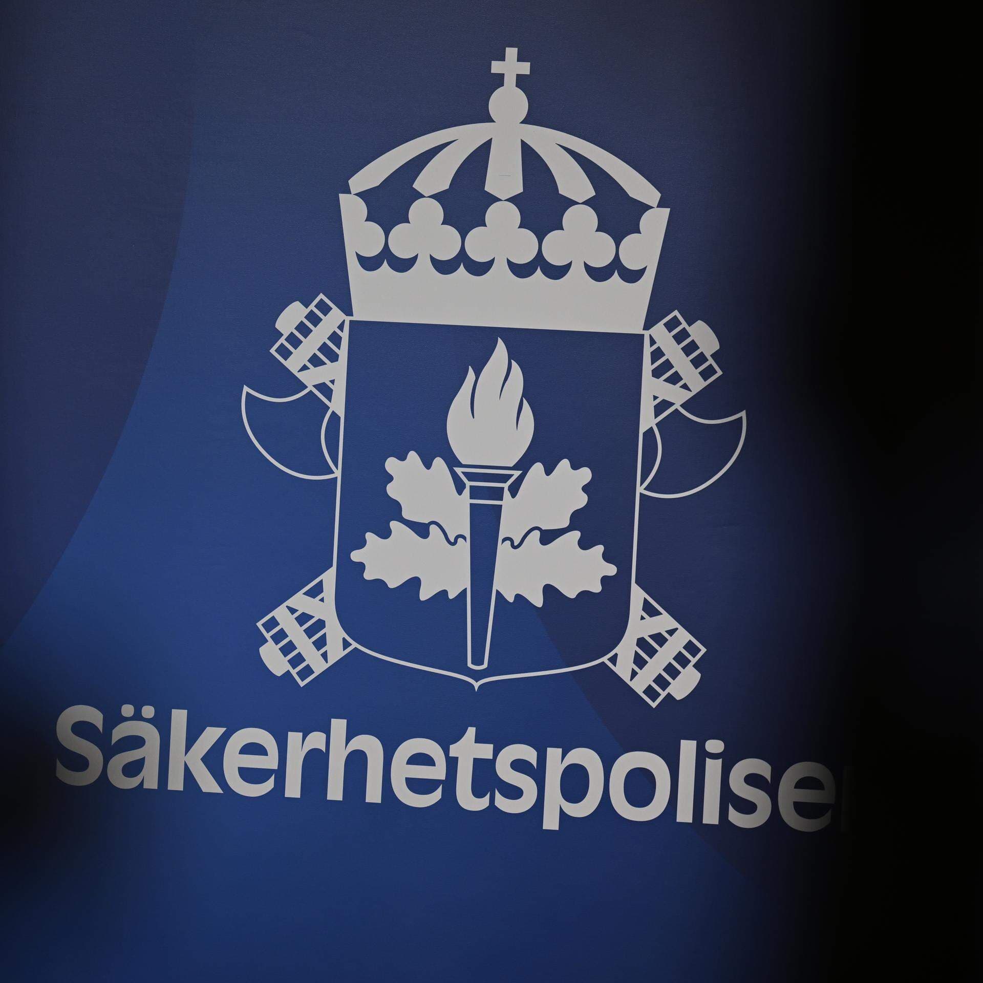 Säkerhetspolisens logotype.