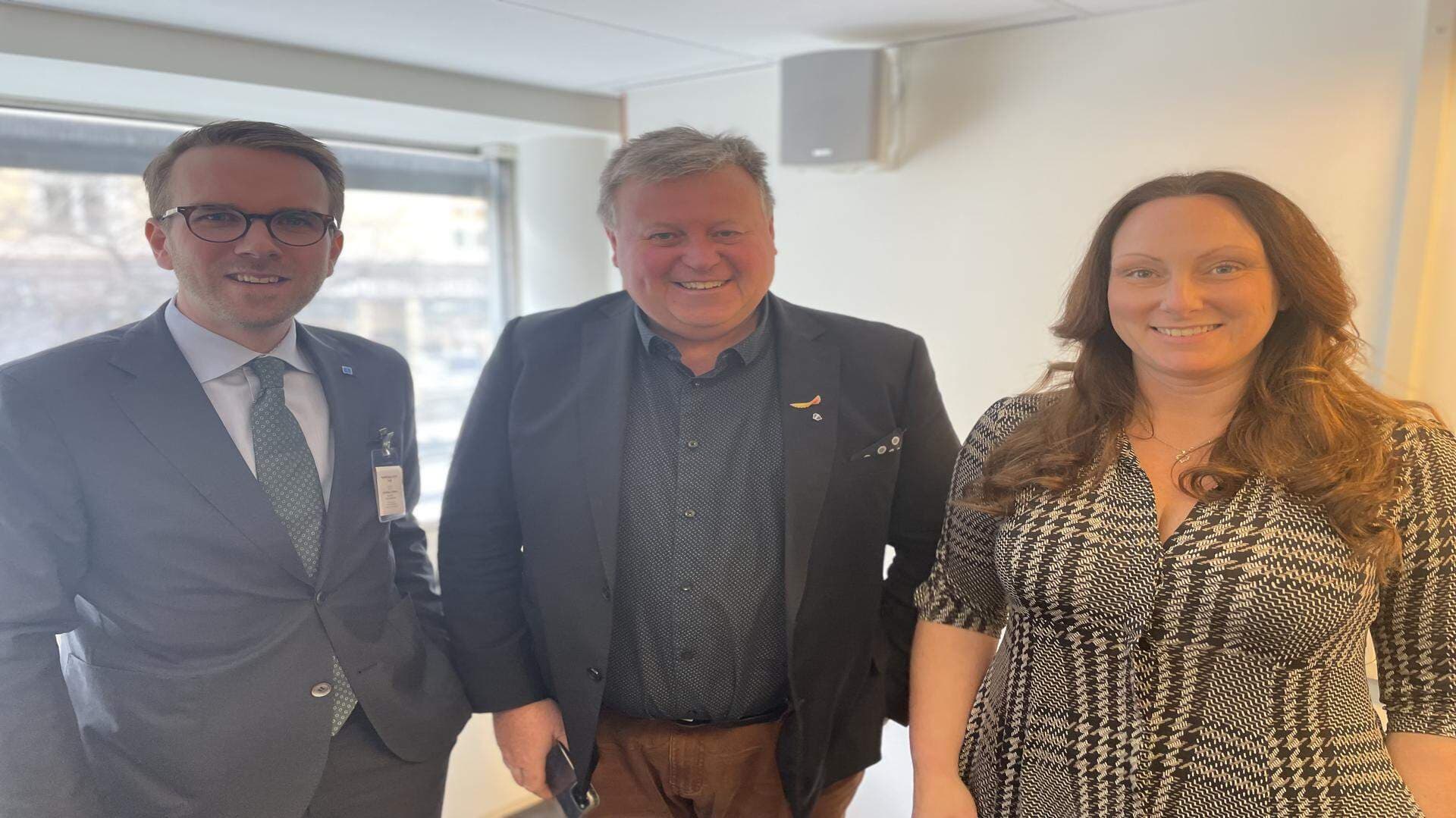 Andreas Carlson, Sven Gudmundsson, Emma Unevik