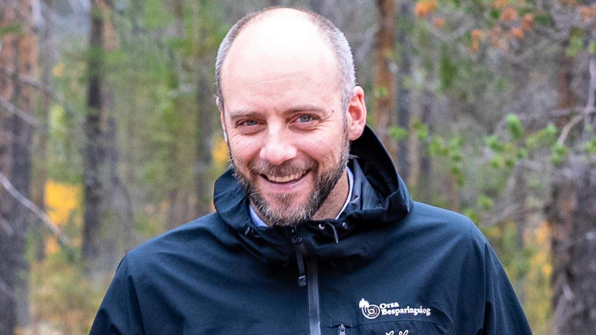 Joakim Myhrman, förvaltare vid Orsa Besparingsskog.