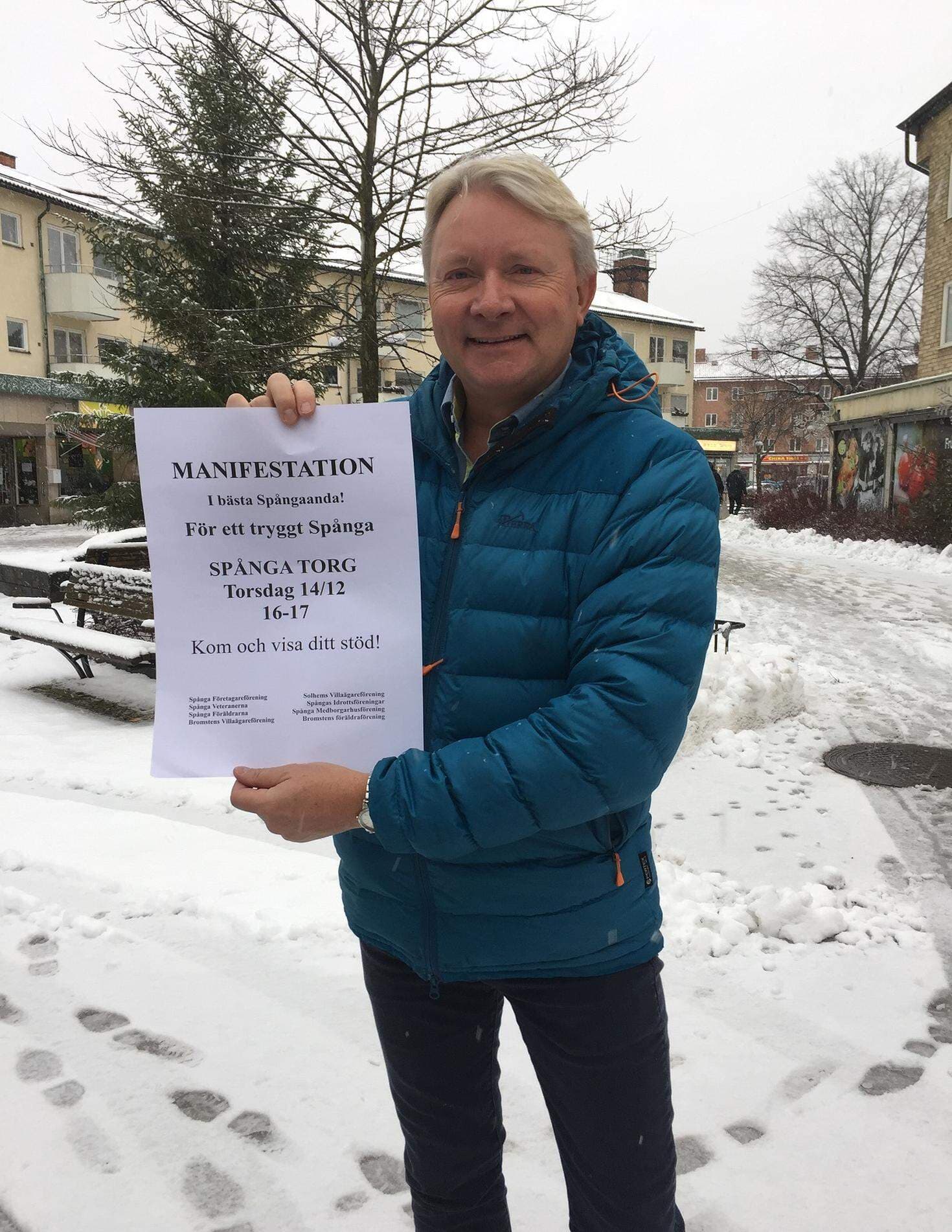 Jan Westerberg, sekreterare i Spångas företagarförening