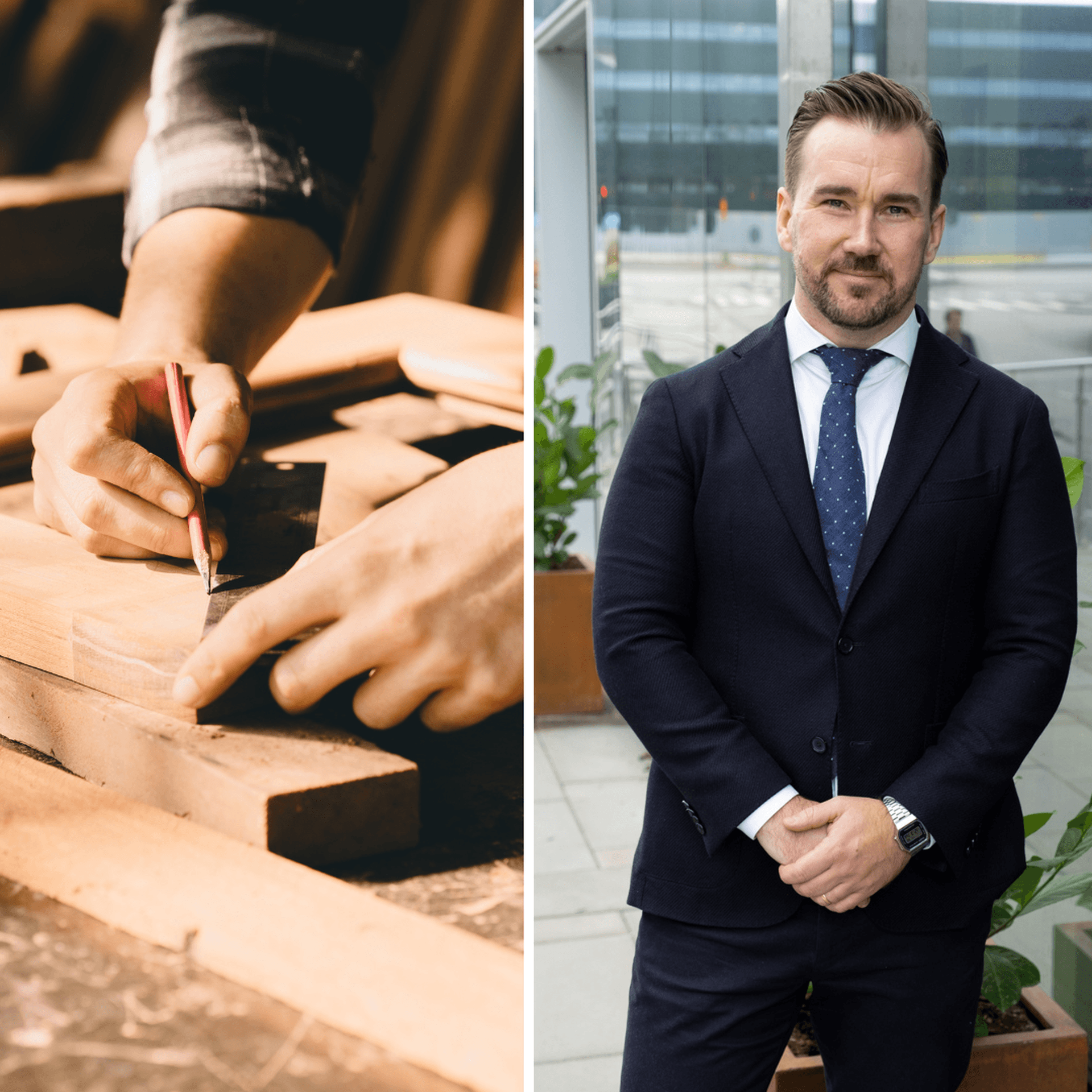 Collage med Kristian Ryberg