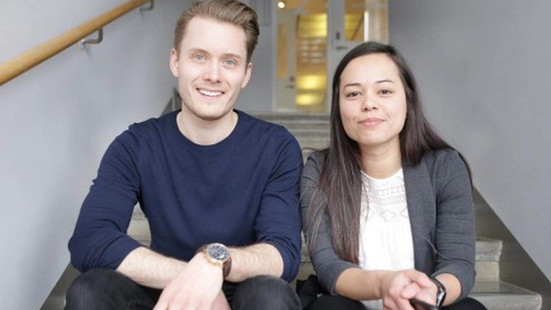 Sebastian Eklind och Michelle Larsson.