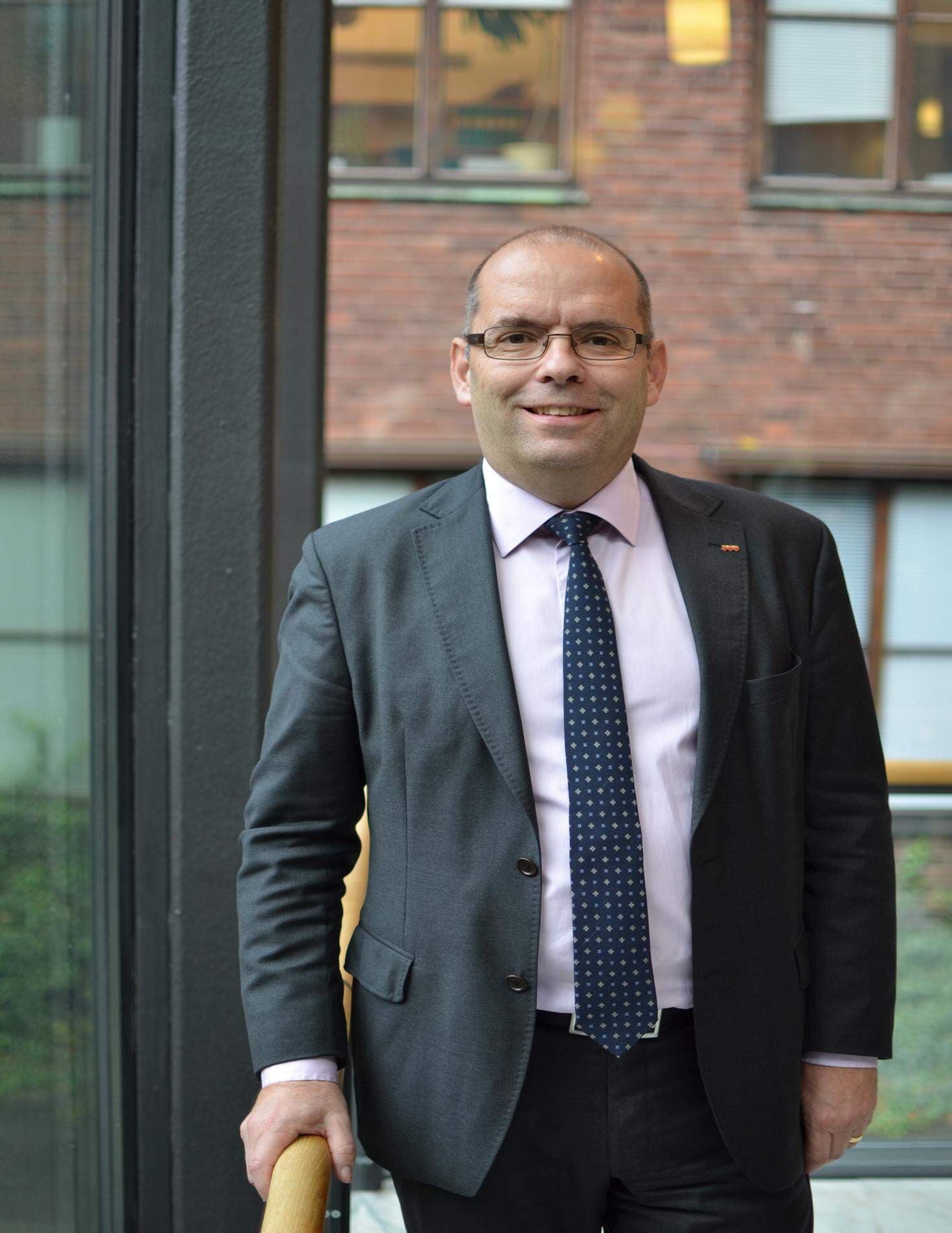 Carl Fredrik Graf, kommunstyrelsens ordförande i Halmstads kommun