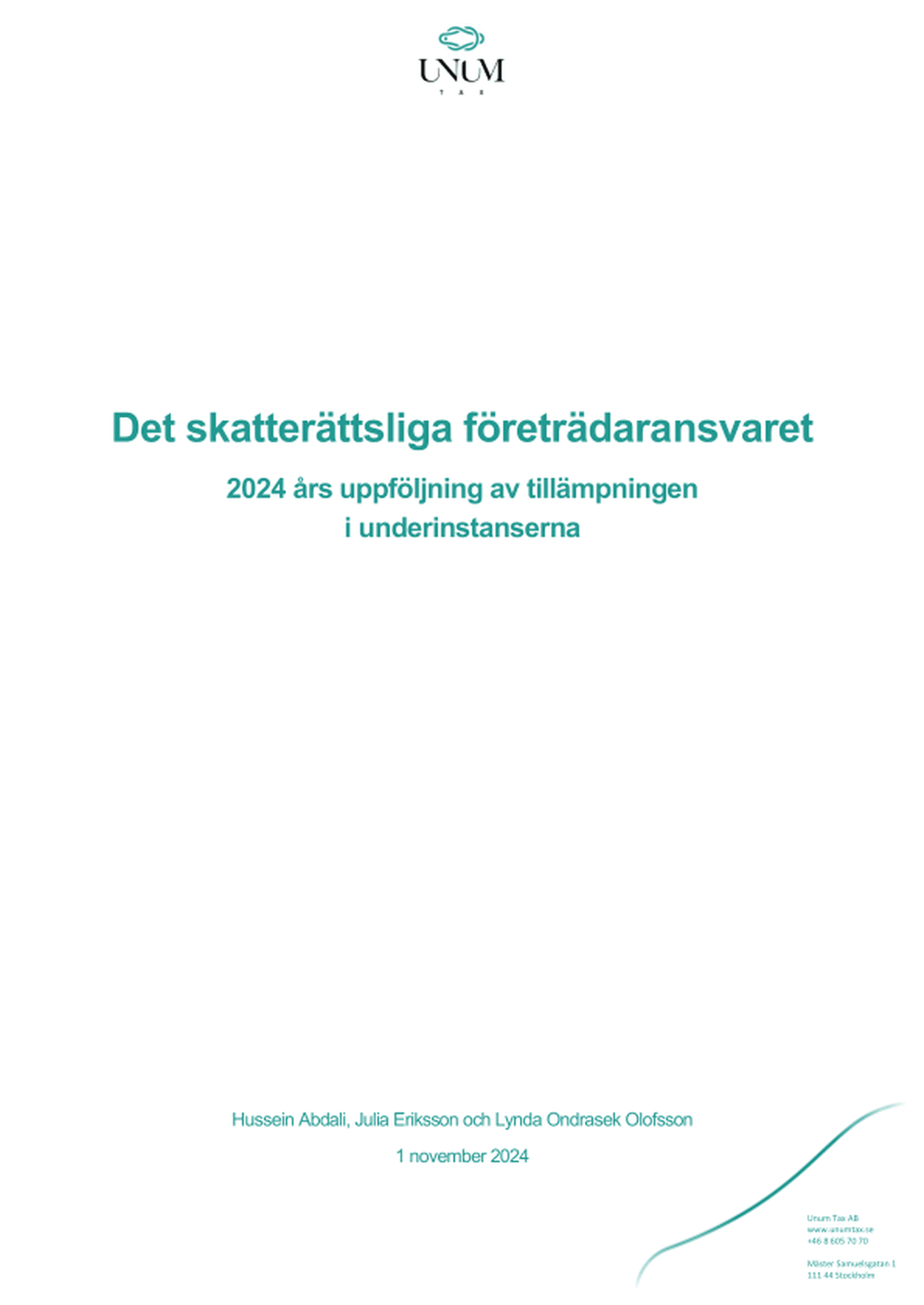 Omslagsbild - Rapport