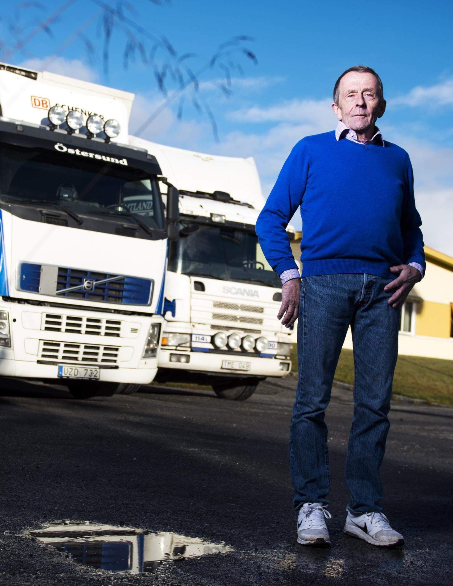 Företagaren Pelle Sallin, som driver äggpackeri Pelle & Lisa och två andra företag.