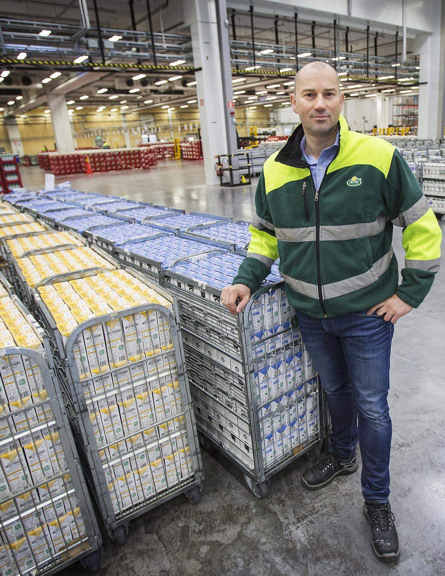 Håvard Jørgensen, logistikdirektör på Arla.
