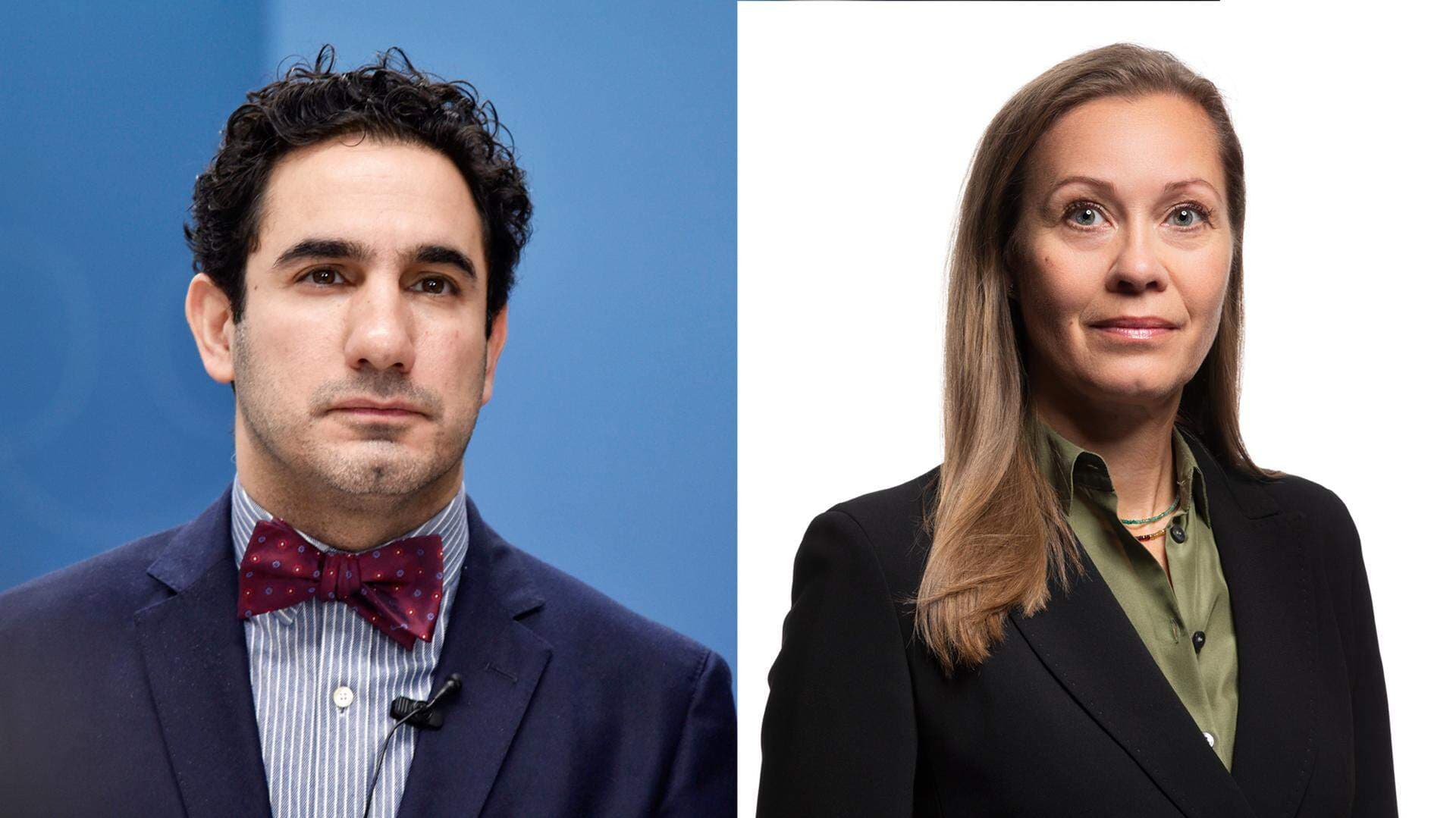 Ardalan Shekarabi och Catharina Bäck