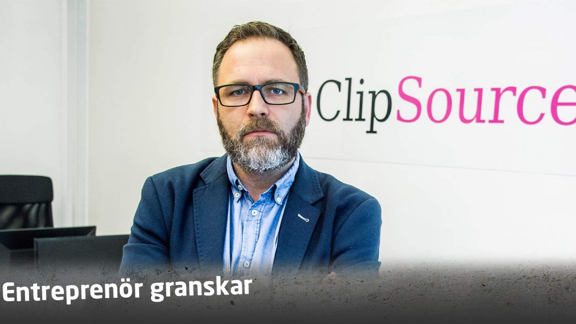 Johan Wiklund, vd Clipsource.