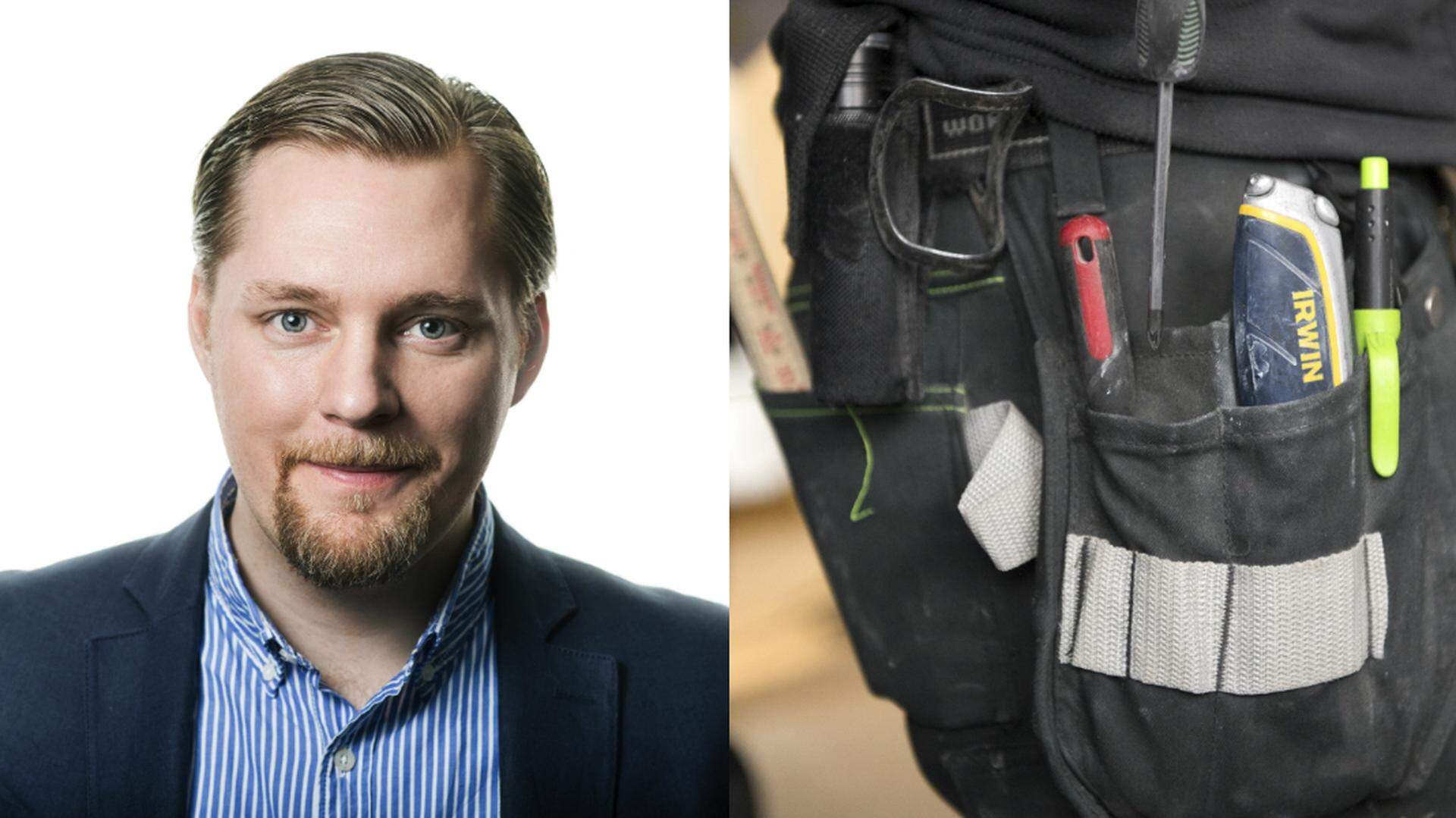 "Vanliga människor har inte råd att köpa relativt enkla hantverkstjänster", säger Företagarnas vd Günther Mårder.