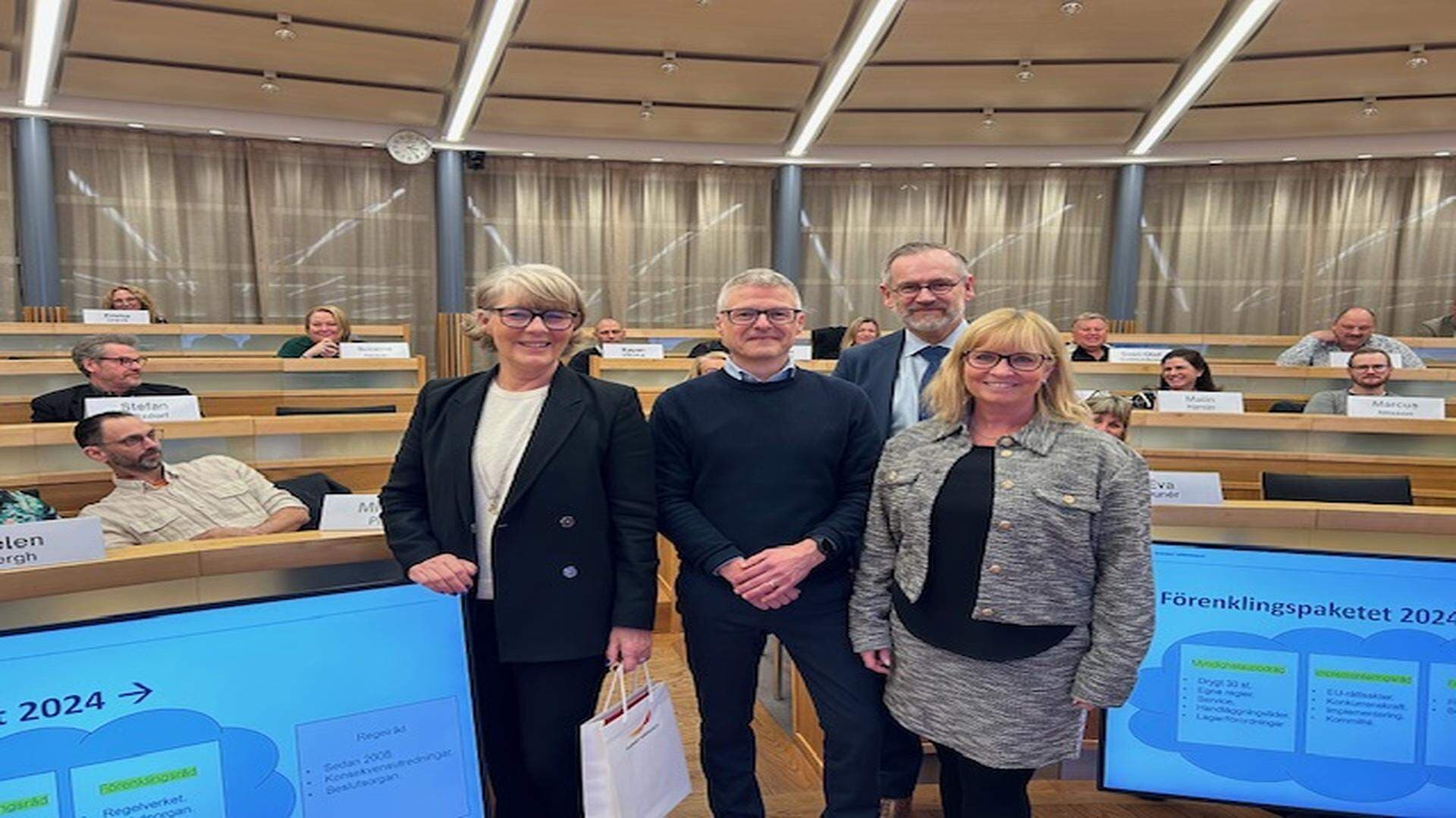 Kristina Alsér, Christer Östlund, Jens Hedström och Marie Svensson