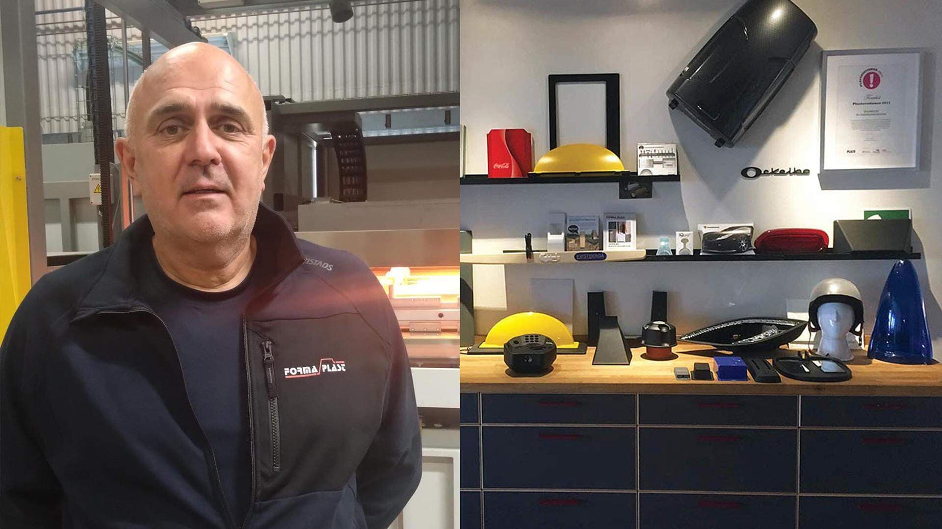 Roine Andersson, vd på Forma Plast i Ockelbo.