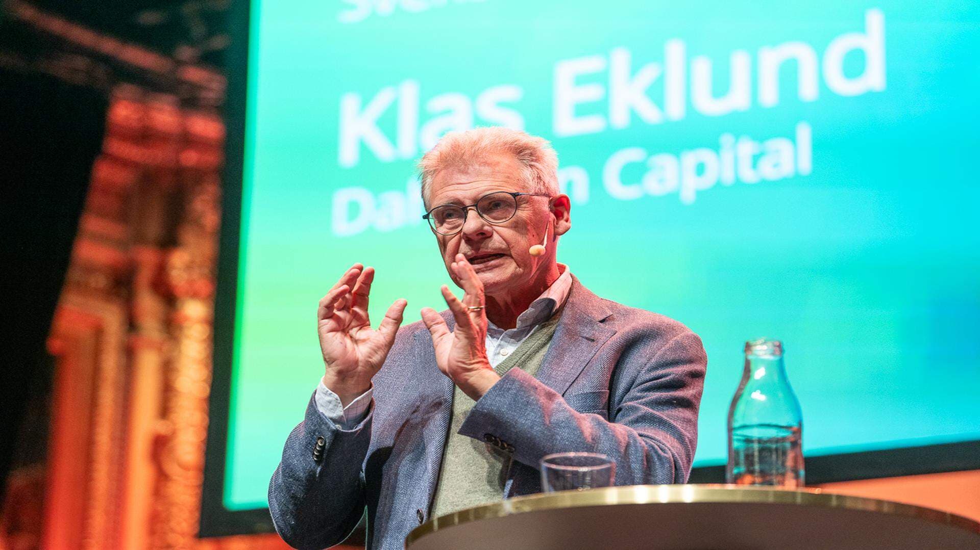Klas Eklund på konferensen Fossilfri konkurrenskraft 2024