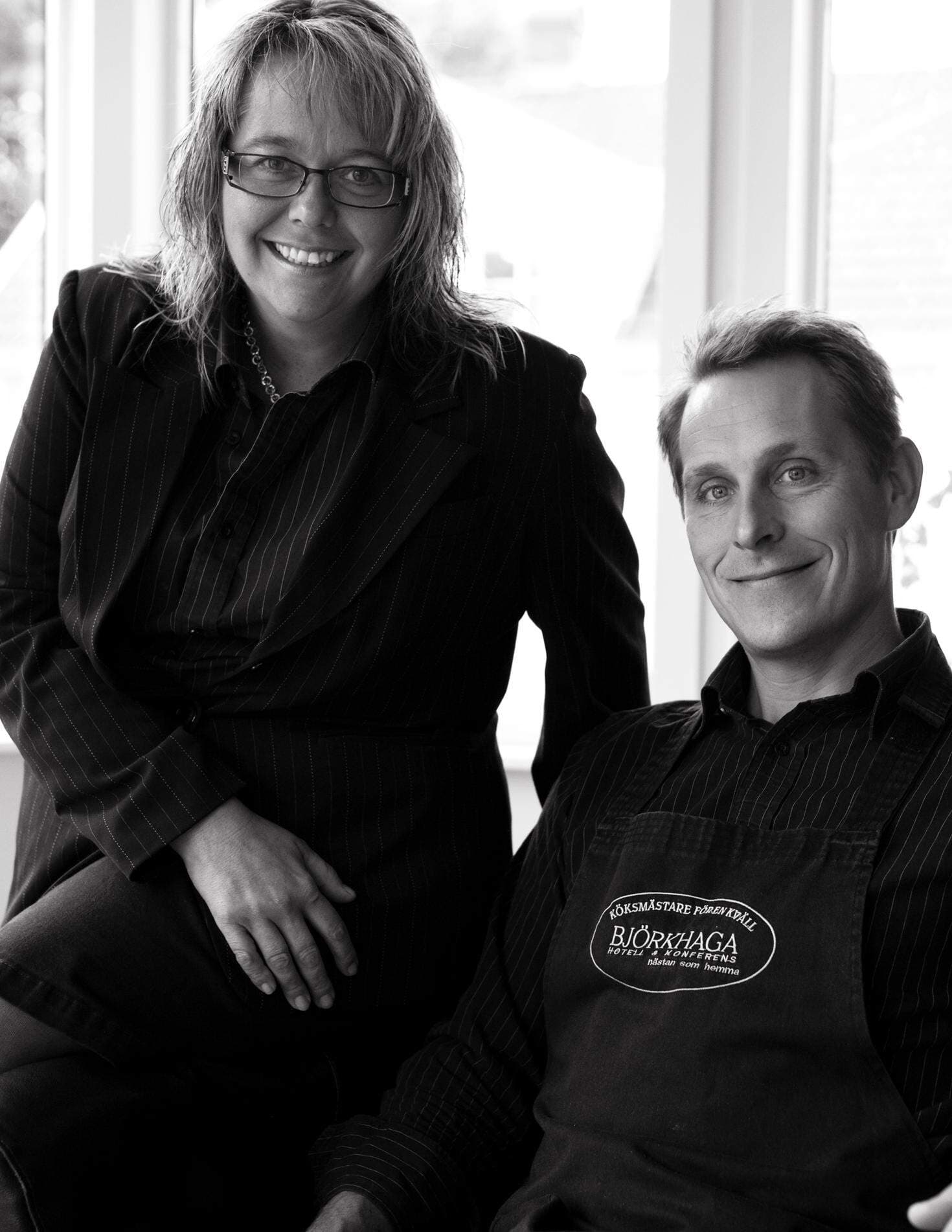 Katarina Kvarnström och Peter Lundberg, Björkhaga Hotell och Konferens i Mullsjö