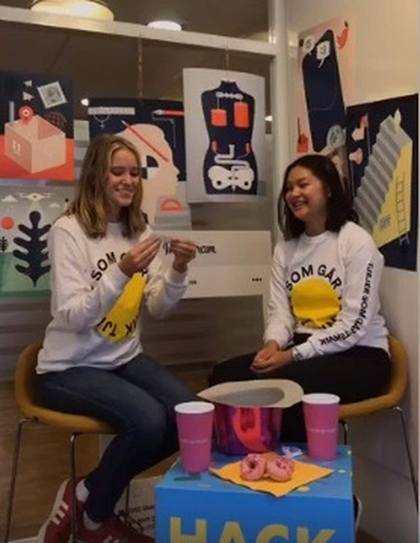 Tekniktugg med Alva och Edith