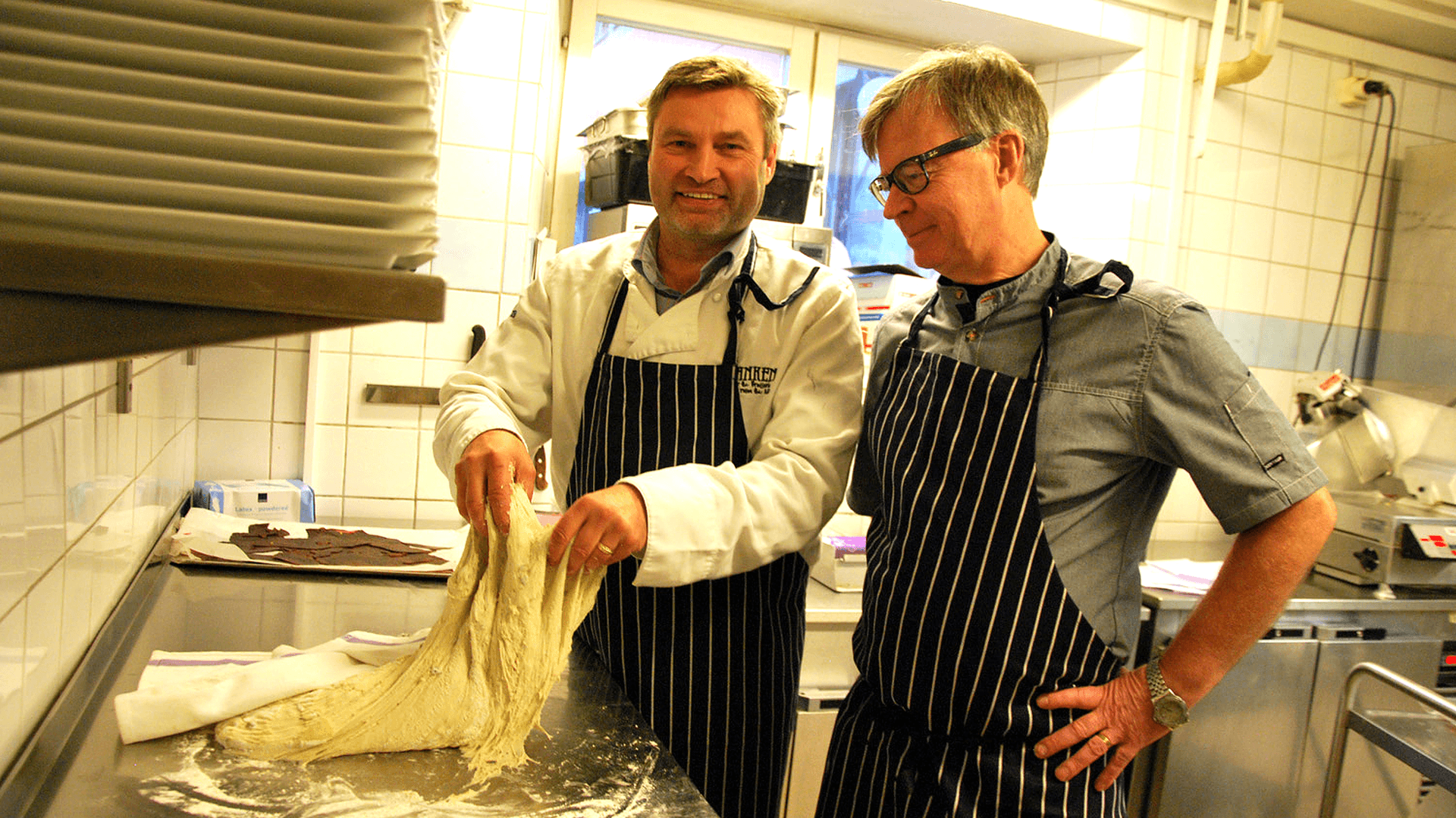 Peter Helander (c) på riksdagsmannapraktik hos Ingemar Eberstål i Falun