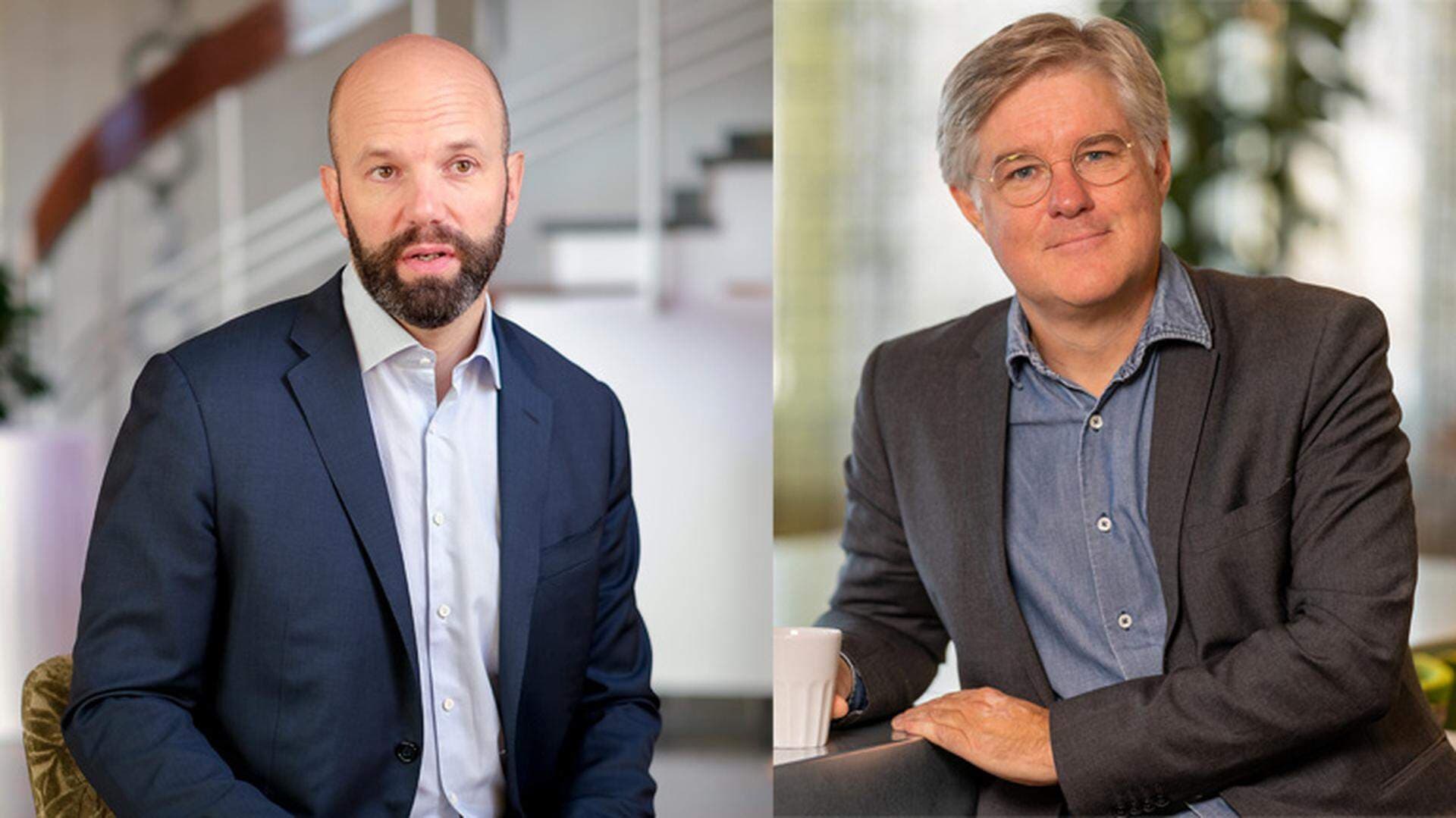 Mattias Dahl, vice vd på Svenskt Näringsliv, och Martin Wästfelt, förhandlingschef på Unionen.