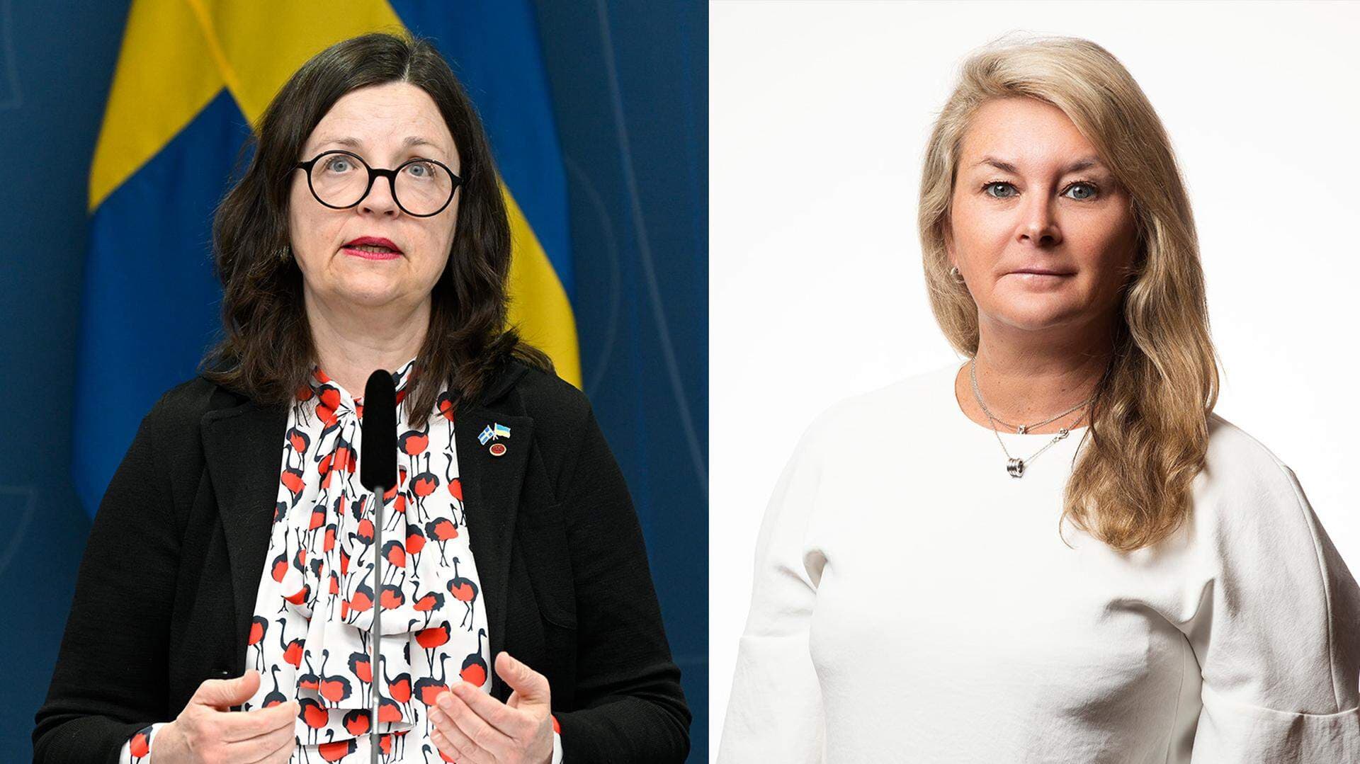 Utbildningsminister Anna Ekström, Ulrika Wallén
, policyexpert kompetensförsörjning.