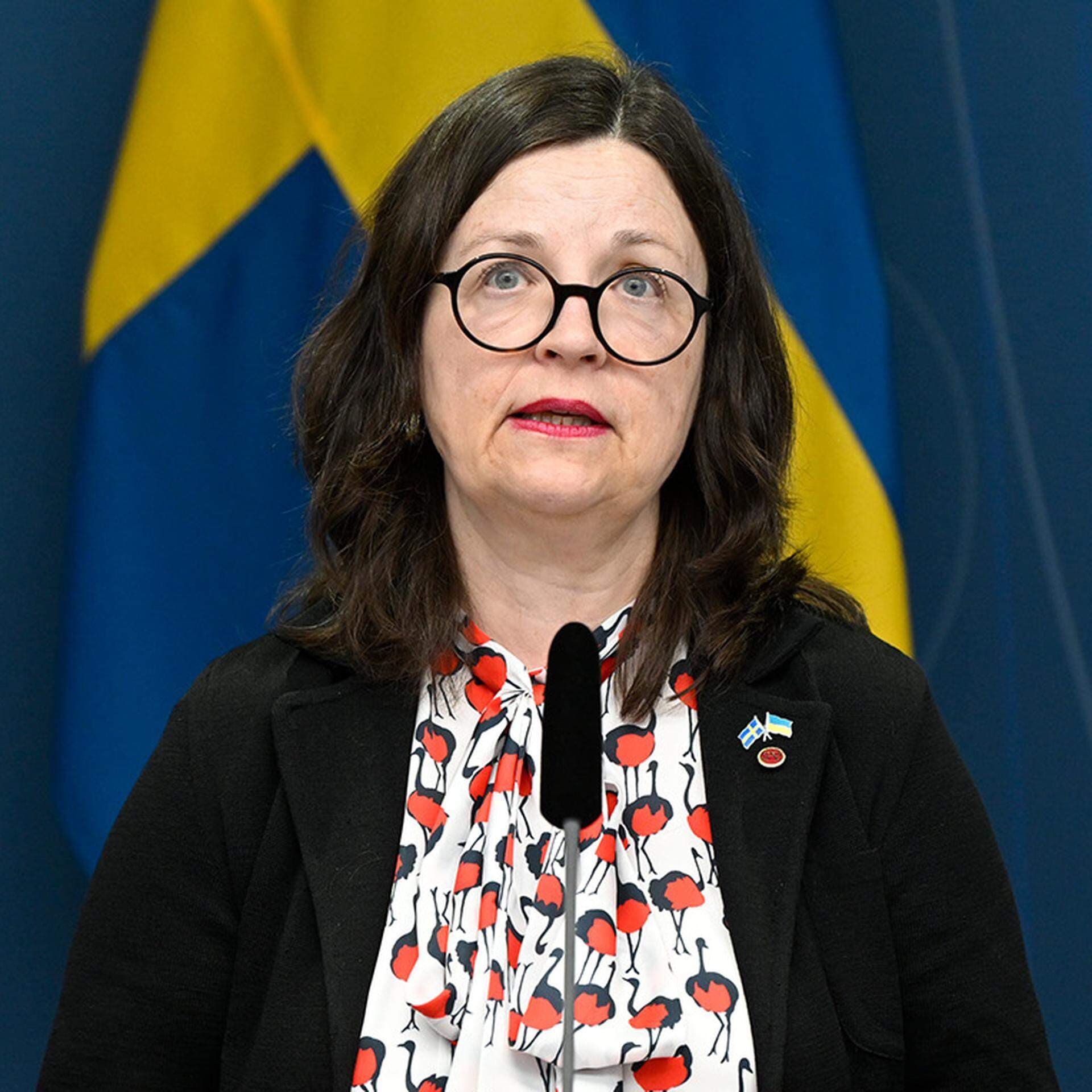 Utbildningsminister Anna Ekström, Ulrika Wallén
, policyexpert kompetensförsörjning.