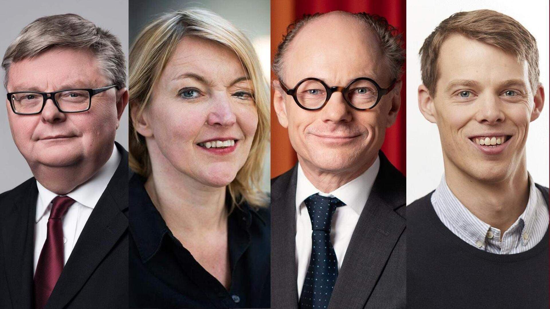 Ingvar Backle, Åsa Hansson, Ole Settergren och Johannes Hagen.