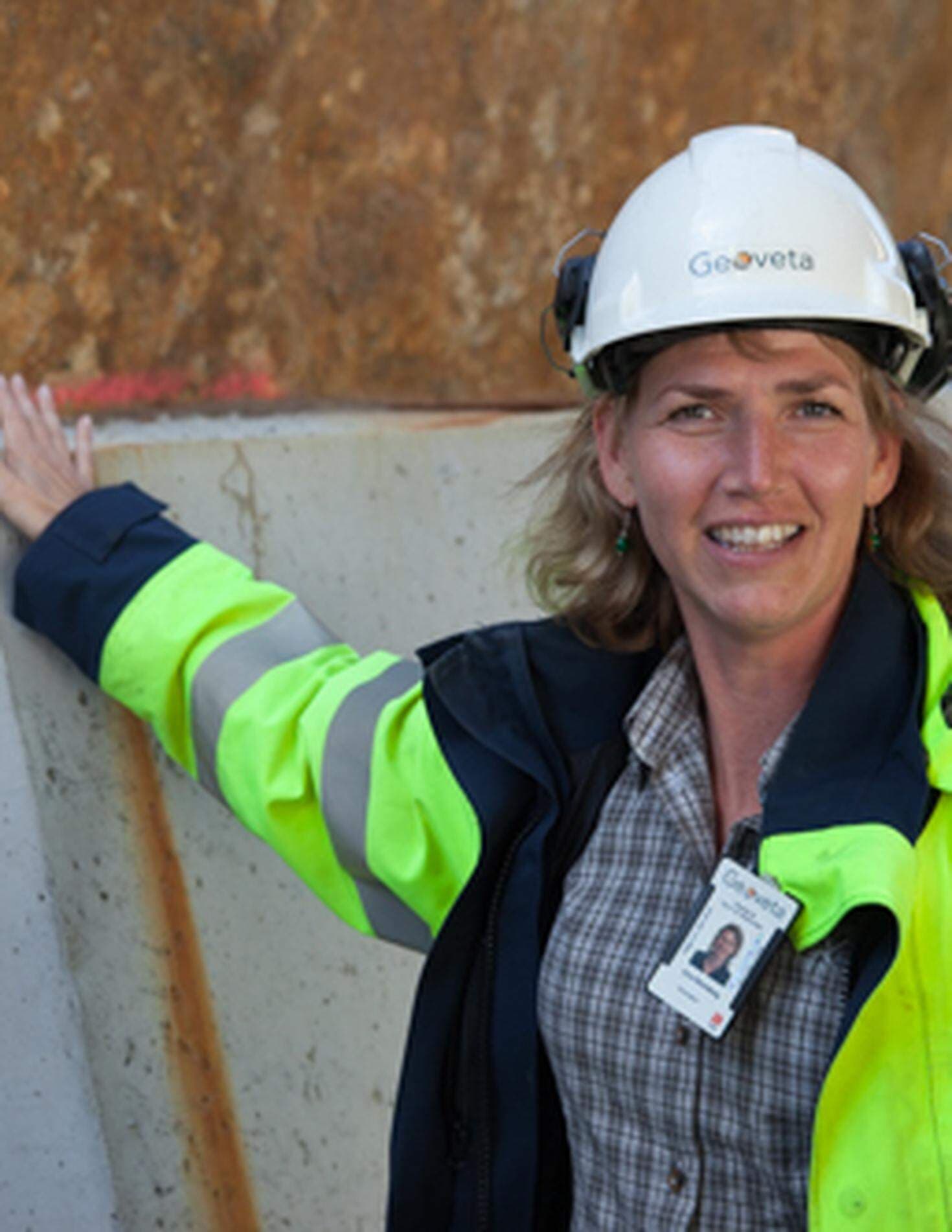 Eva Rönnberg, vd på företaget Geoveta