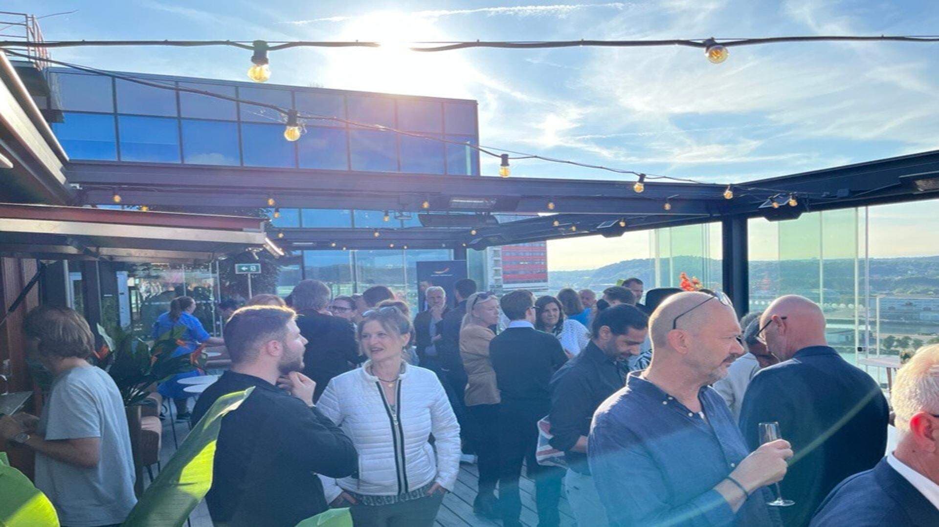 Mingelbild från näringslivs AW i Göteborg