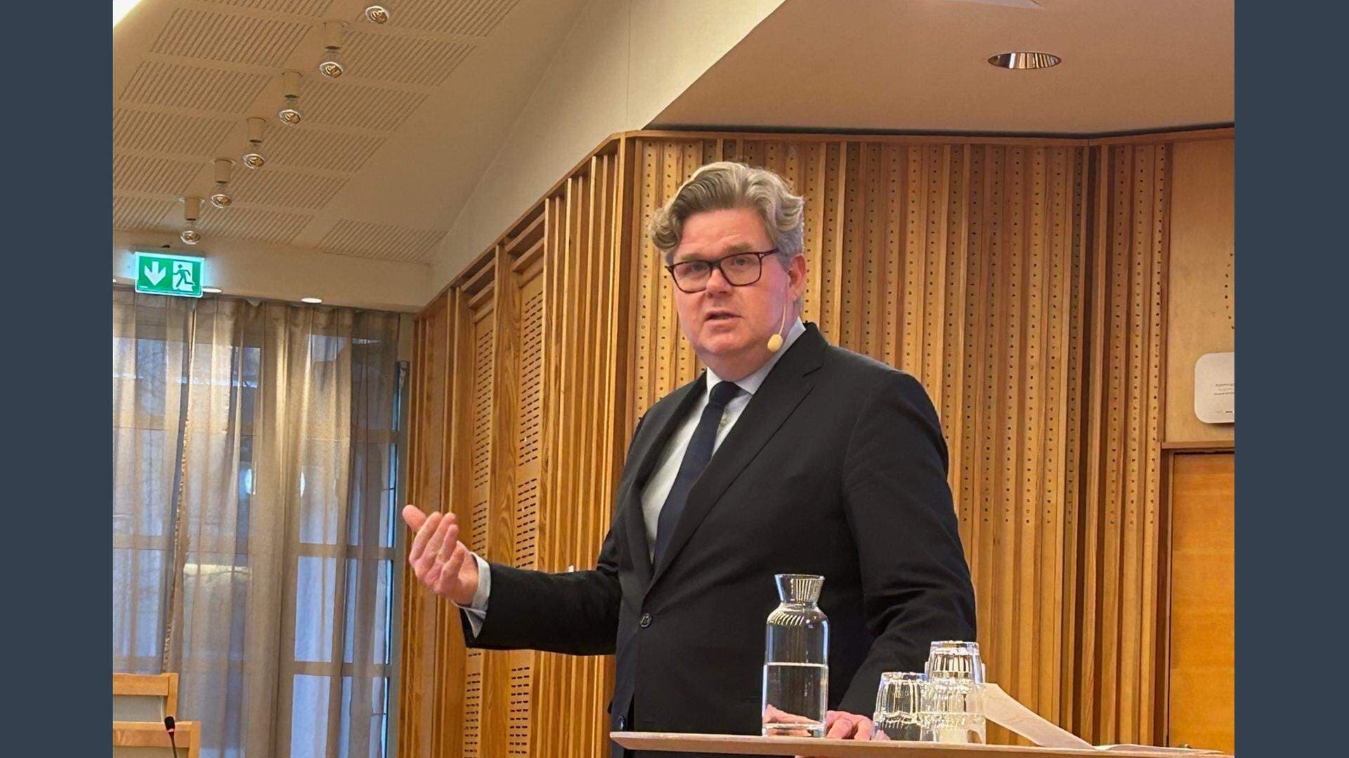 Gunnar Strömmer på SME-kommittén