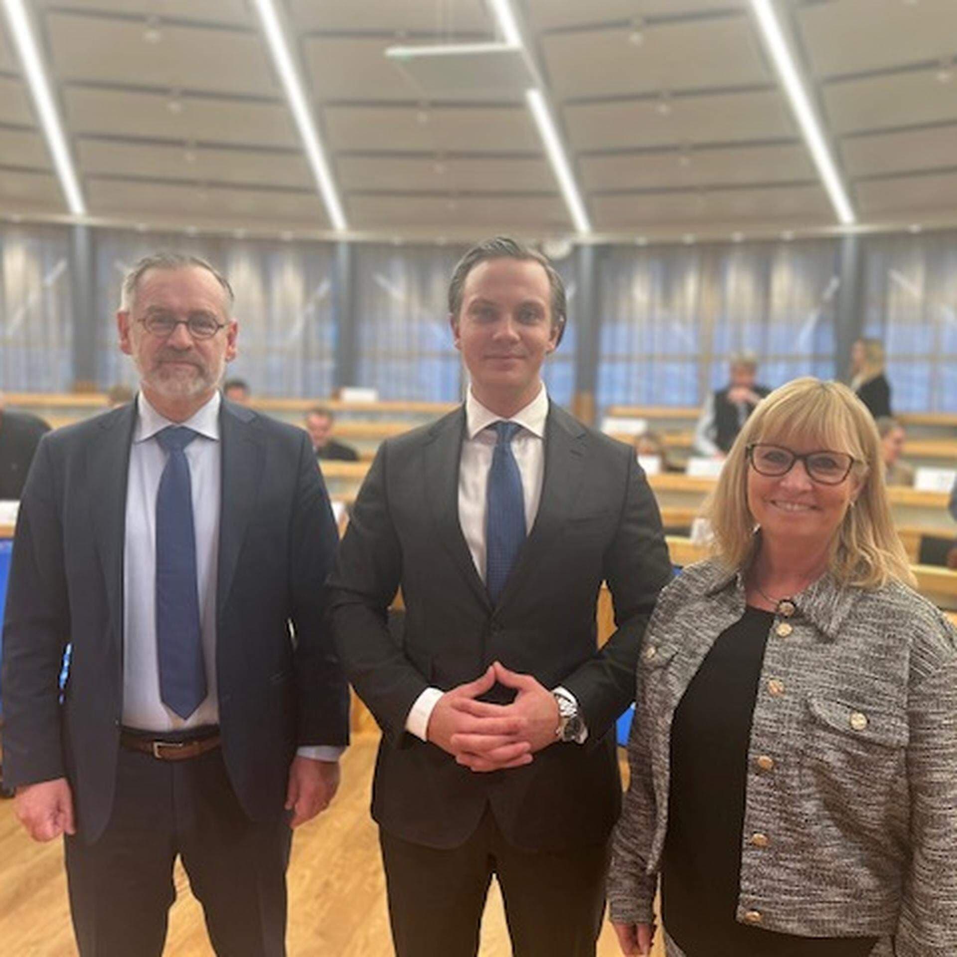 Jens Hedström, Tobias Andersson och Marie Svensson