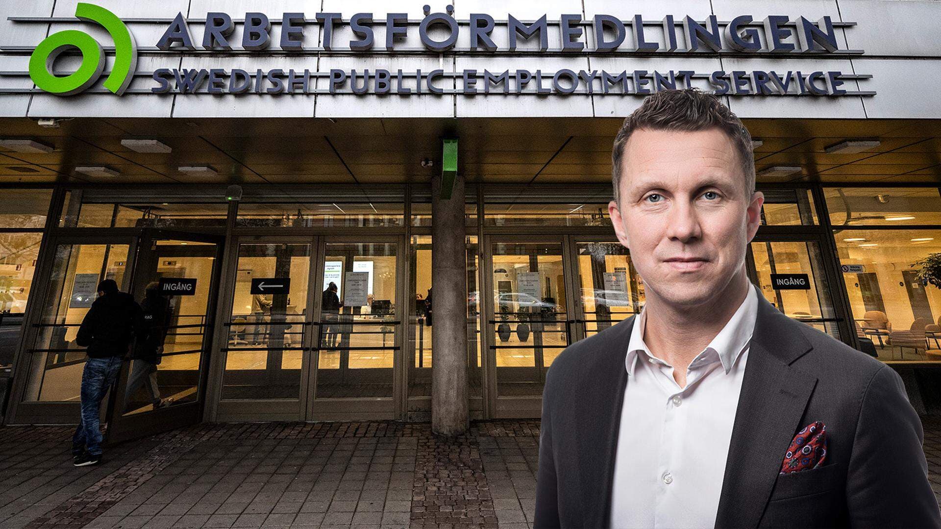 Arbetsförmedlingens kontor samt Patrik Karlsson, expert på kompetensförsörjning.