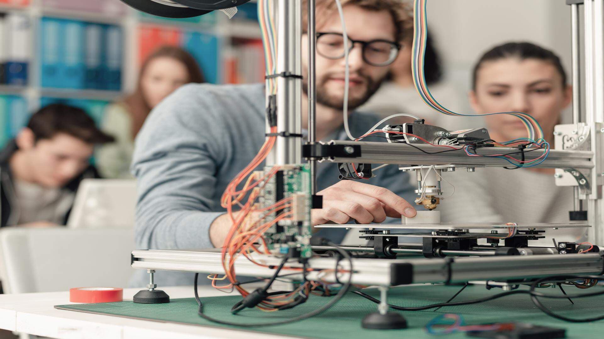 Forskare i 3D-printing