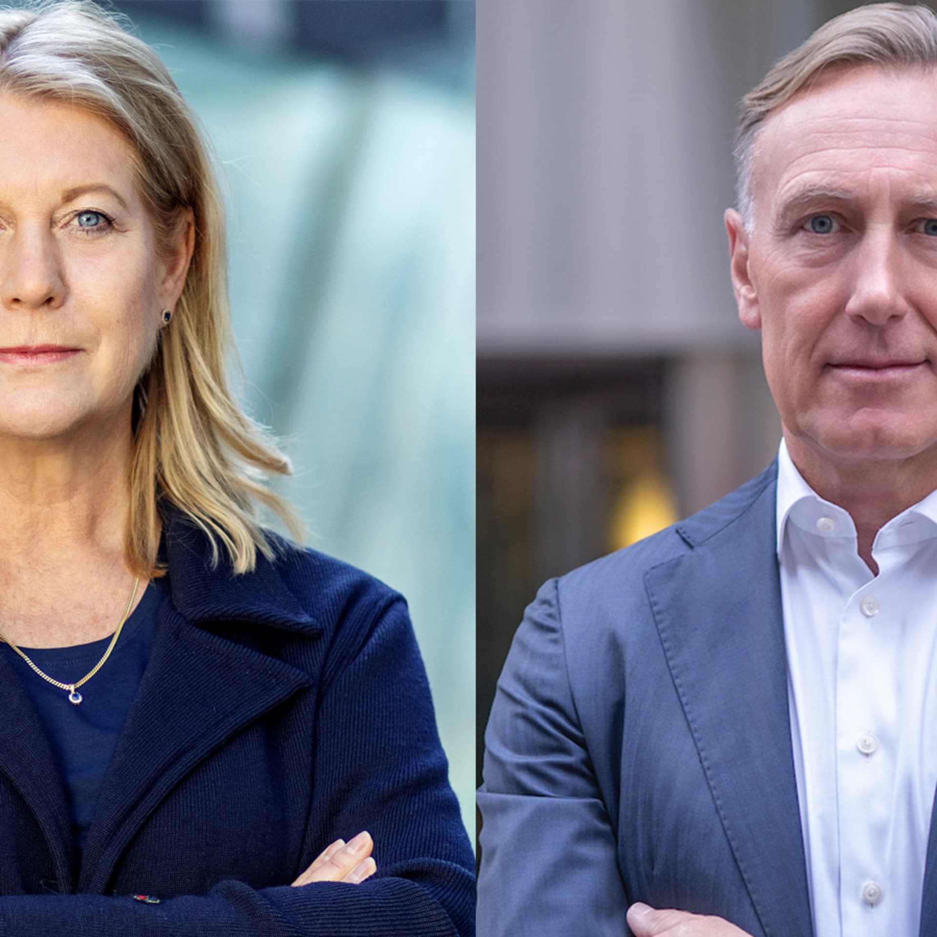 Jan-Olof Jacke, vd, och Catharina Elmsäter-Svärd, vice vd.