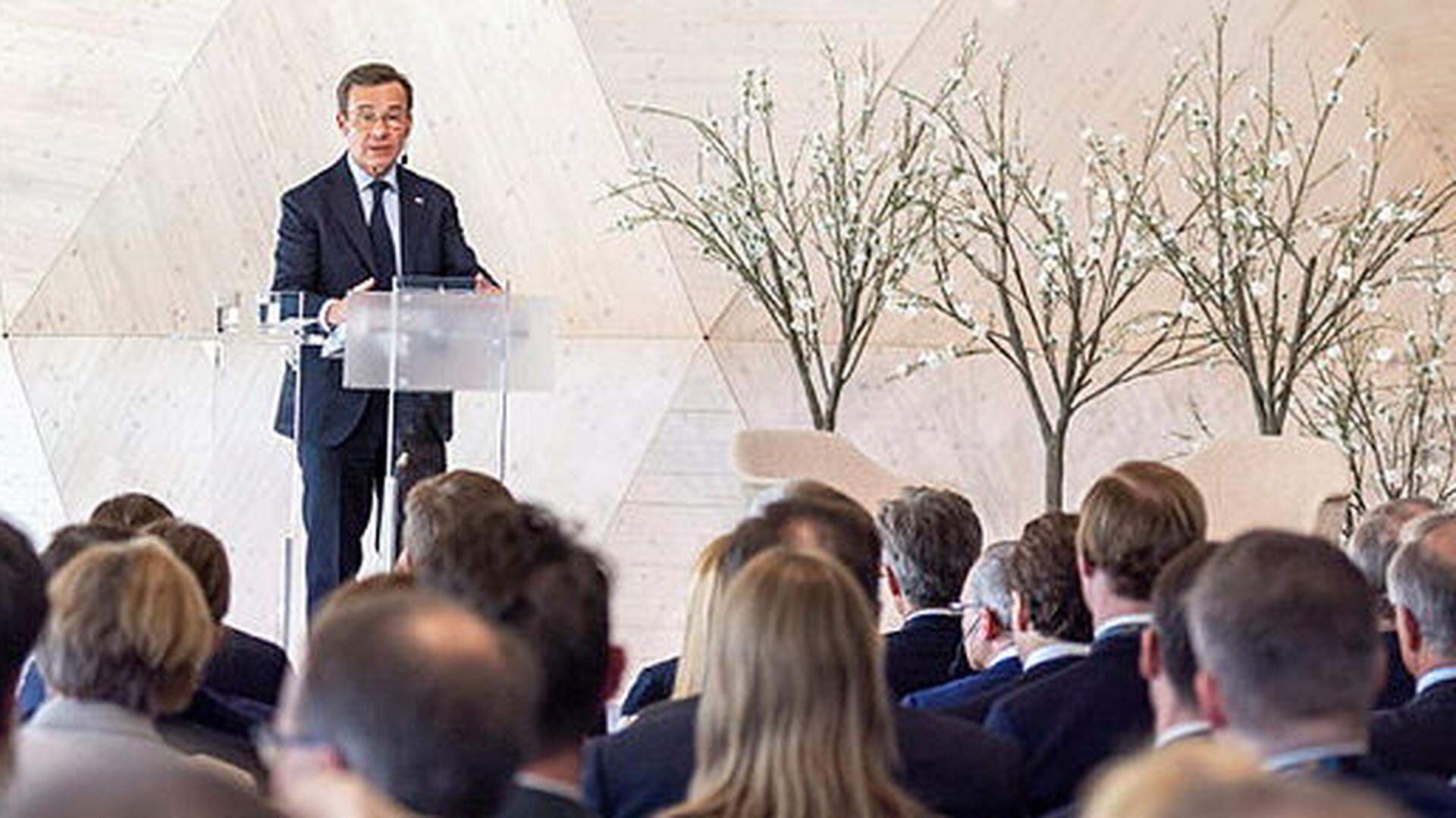 Statsminister Ulf Kristersson.