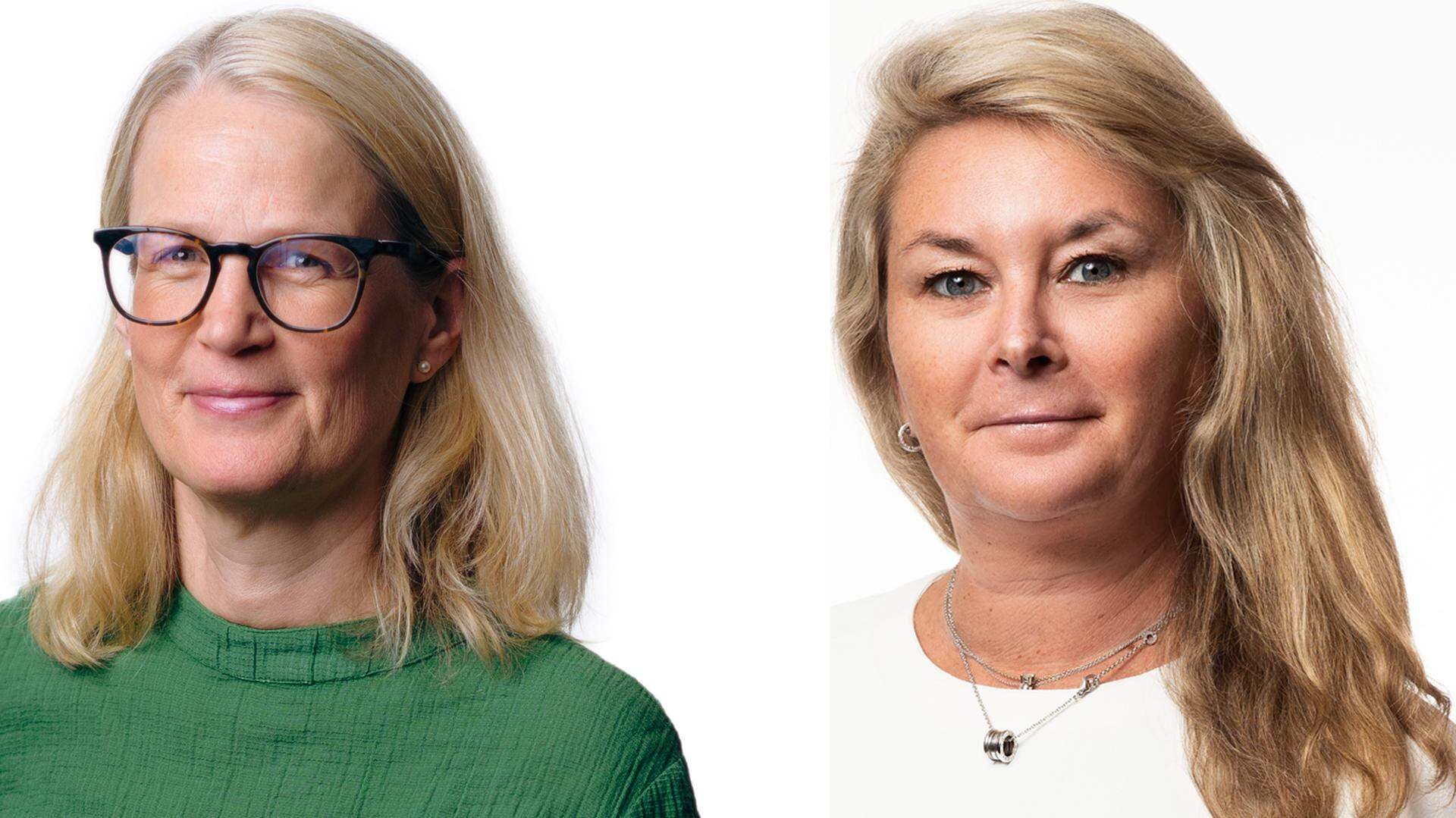 Amelie Berg, arbetsmarknadsexpert, och Ulrika Wallén, policyexpert för högskolepolitik.