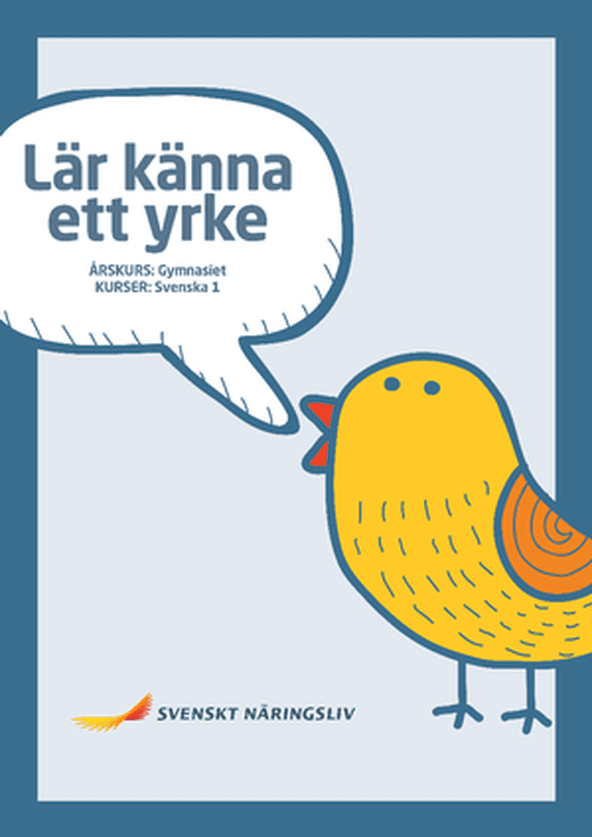 Framsida Lär känna ett yrke
