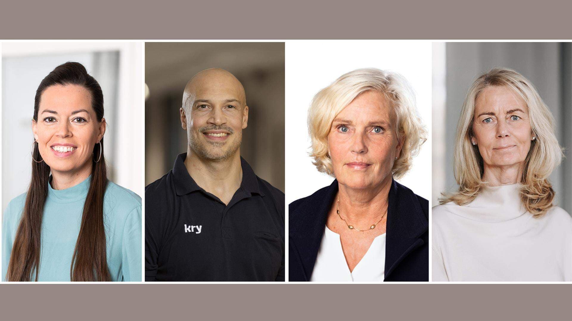 Caroline Byström, områdesansvarig på Modigo, Yamin Granberg, global kommersiell chef på Kry, Britta Wallgren, vd på Capio Sverige, och Ann Söderström, sjukhuschef på Carlanderska sjukhuset.