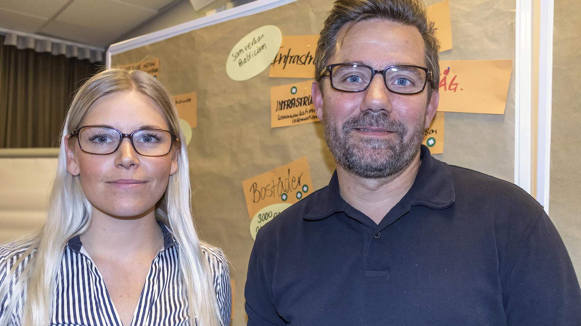 Malin Jonasson och Samuel Gordér