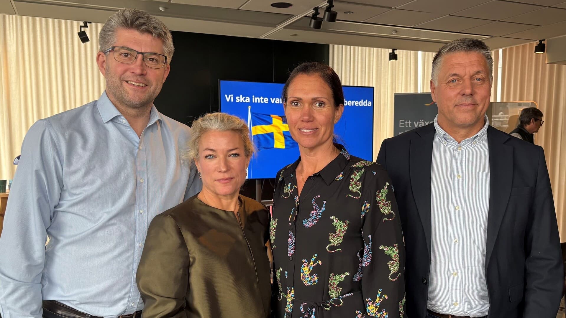 Johan Dalén, Marie Enhörning, Christina Svensson och Peter Ryman