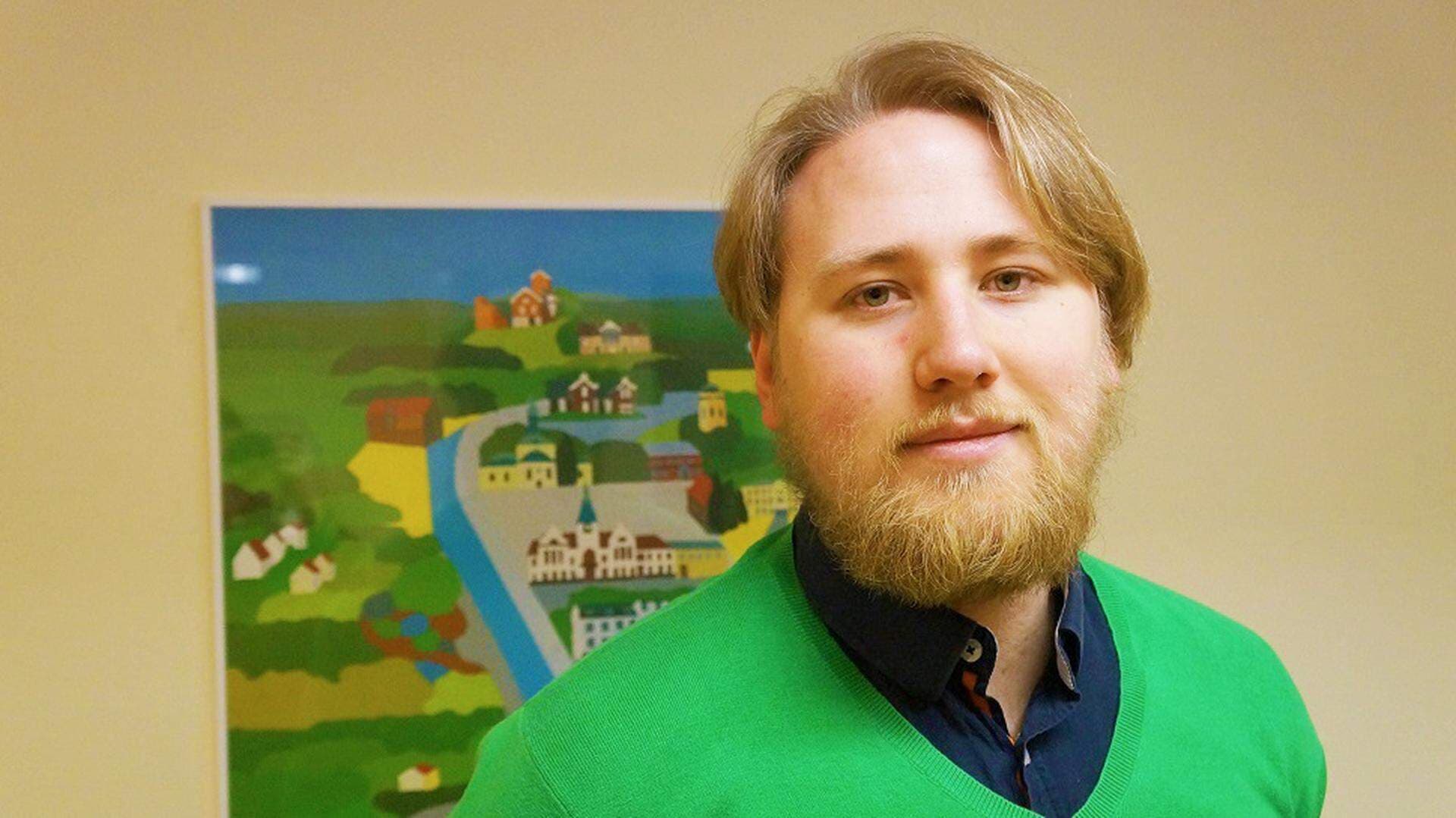 Artur Hulu, studentmedarbetare Svenskt Näringsliv i Blekinge.