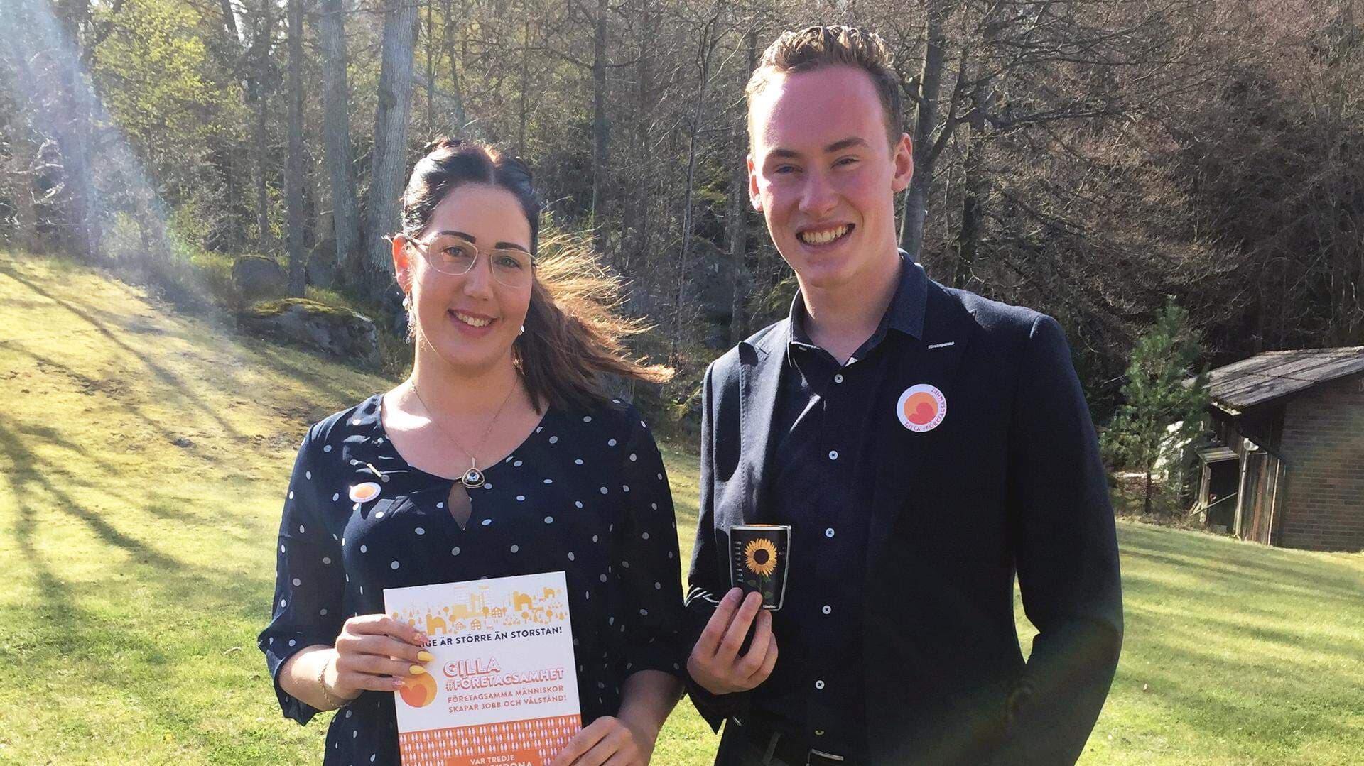 Emily Palander och Alfred Appelros