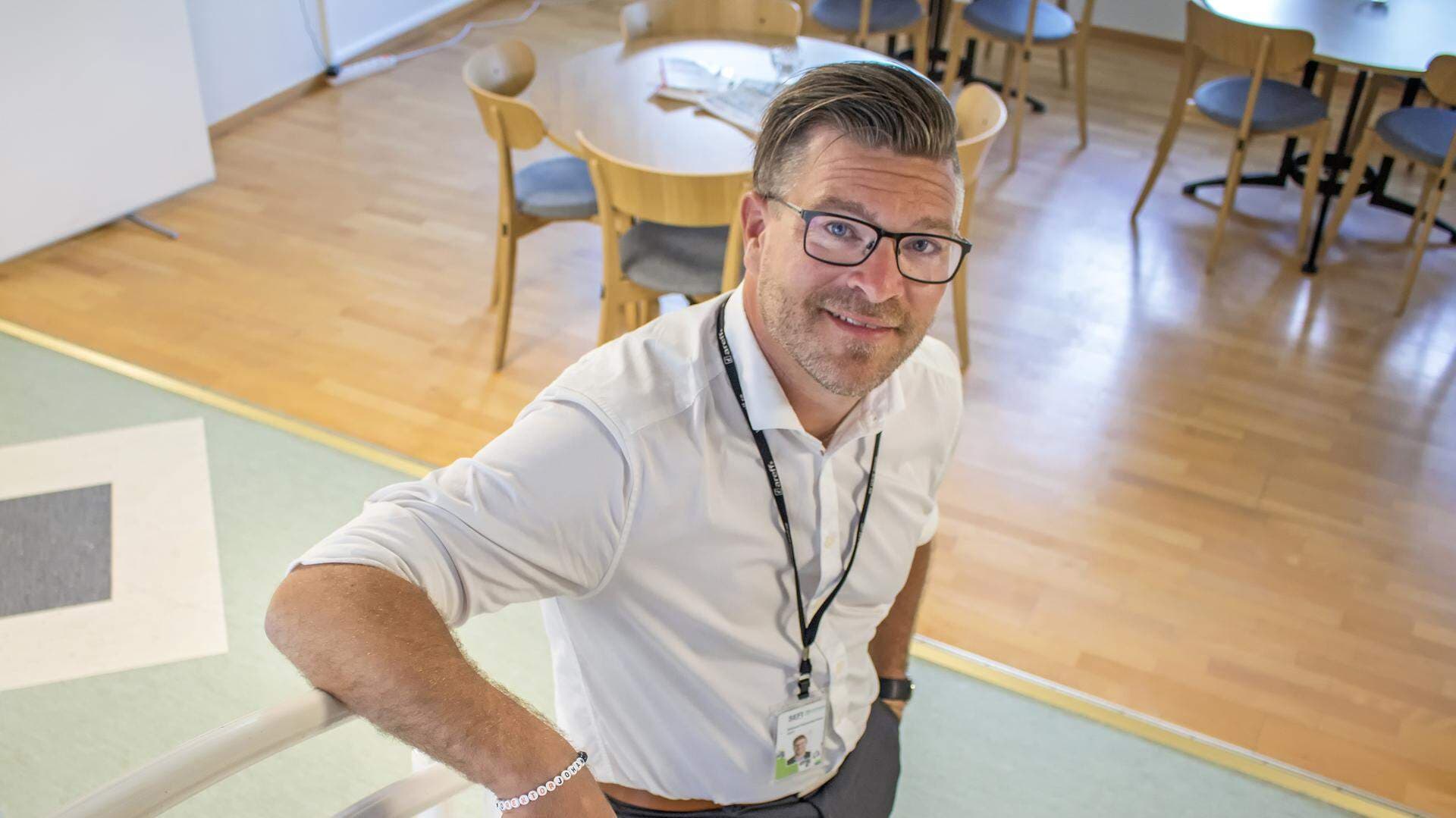 Mikael Espenkrona, entreprenör och utbildare, är projektledare för SEFI Ronneby, ett program för integrerat företagande.