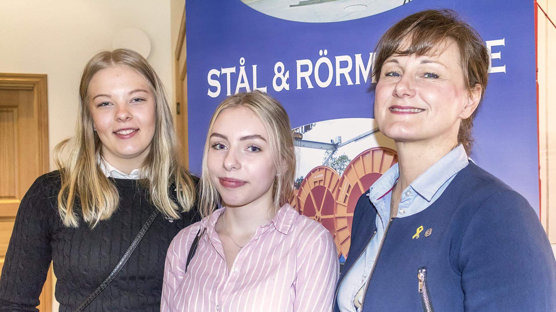 Victoria Hallberg, Felicia Eriksson och Annicka Engblom.
