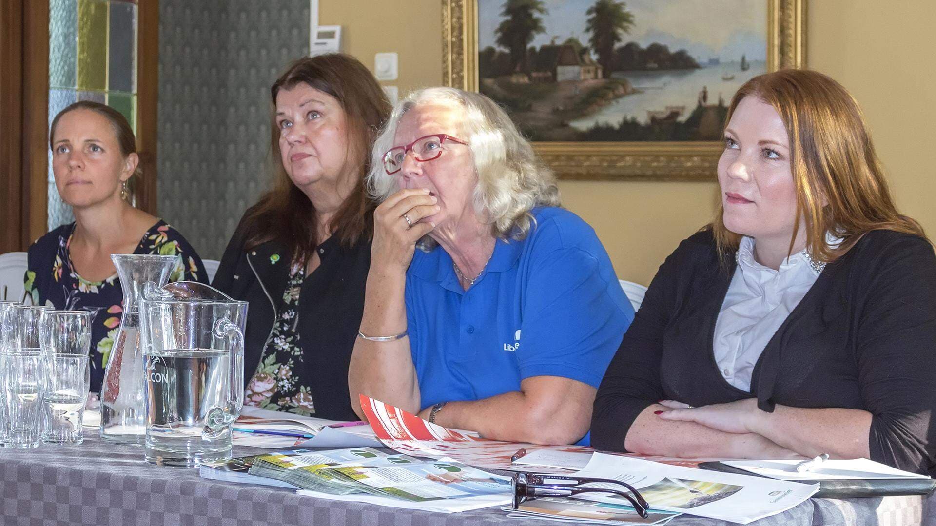 Johanna Beijer, Eva-Lena Ulvsfält, Inga-Lena Fischer och Nina Åkesson