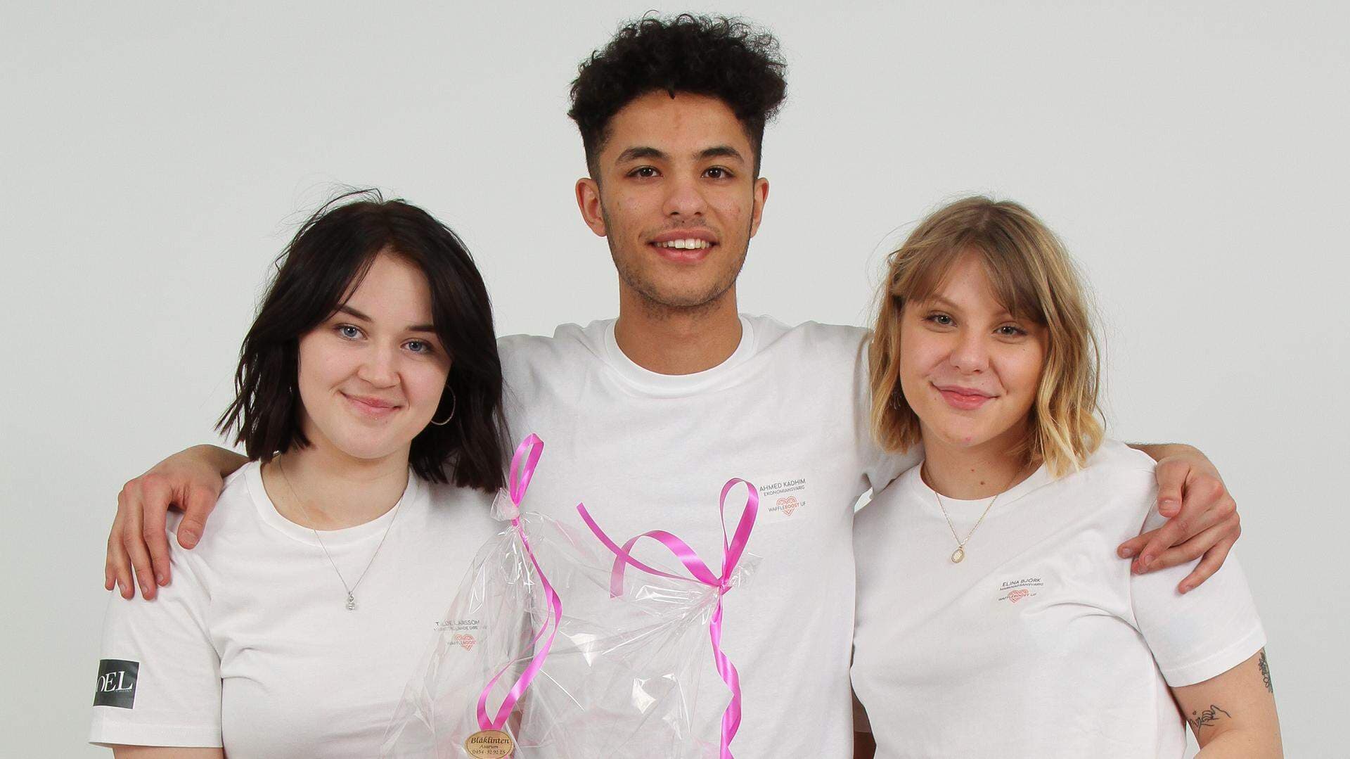 Tilde Larsson, Ahmed Kadhim Abed och Elina Björk