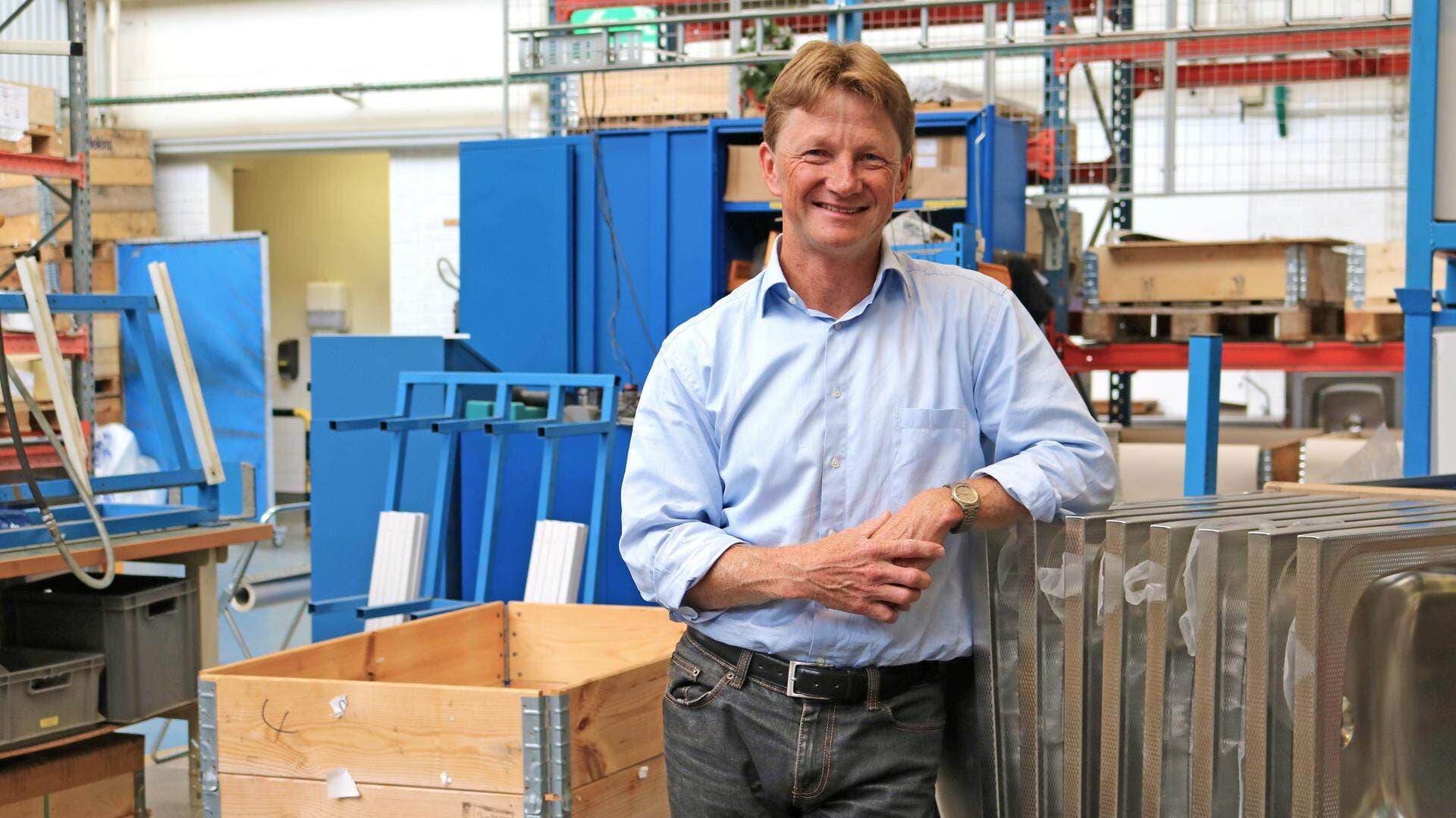 Patrik Jarlhage, vd Contura Steel AB.