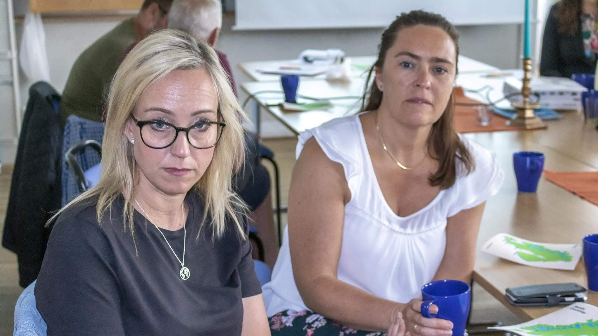 Sanna Persson och Kristina Severin Rajala.