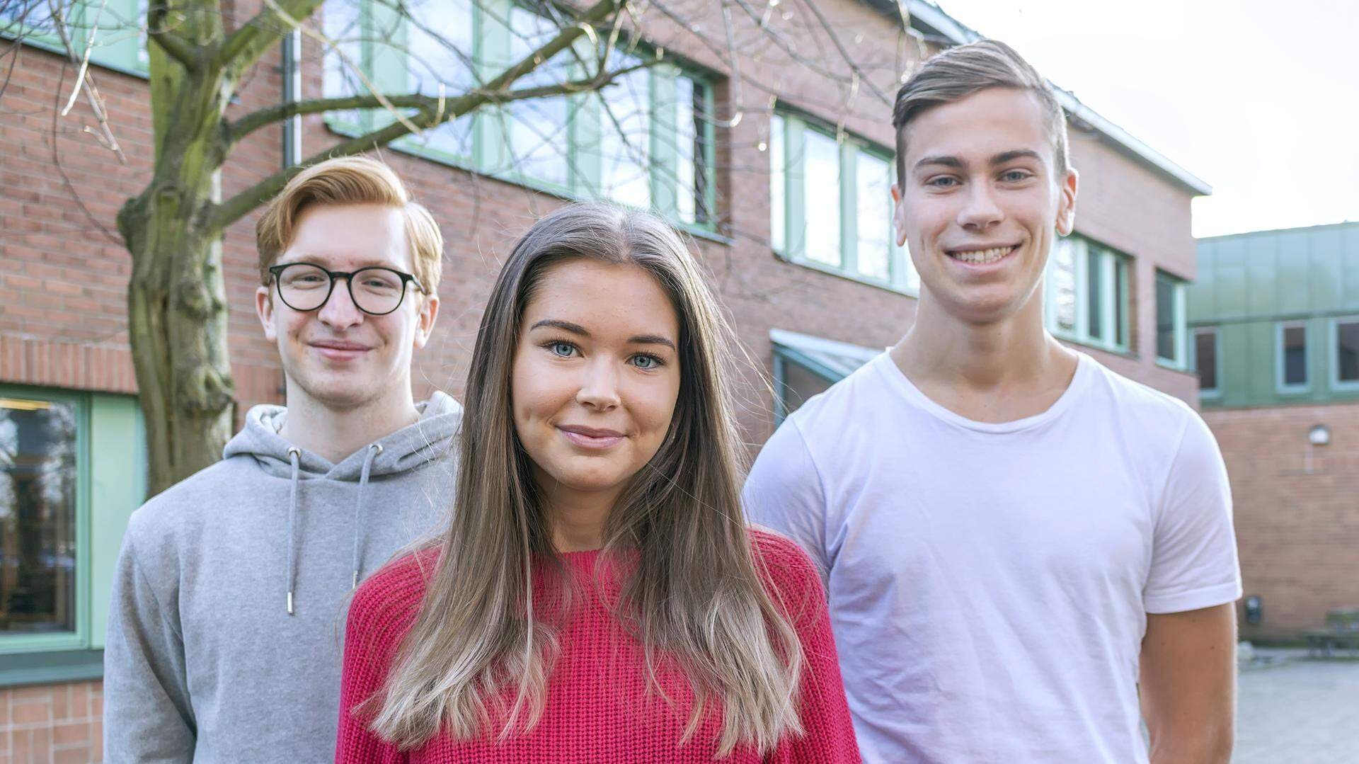 Jacob Karlsson, Olofström, Jakob Ottosson, Sölvesborg, och Klara Carlsson, Sölvesborg.