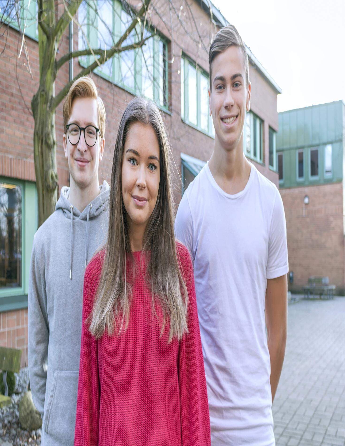 Jacob Karlsson, Olofström, Jakob Ottosson, Sölvesborg, och Klara Carlsson, Sölvesborg.